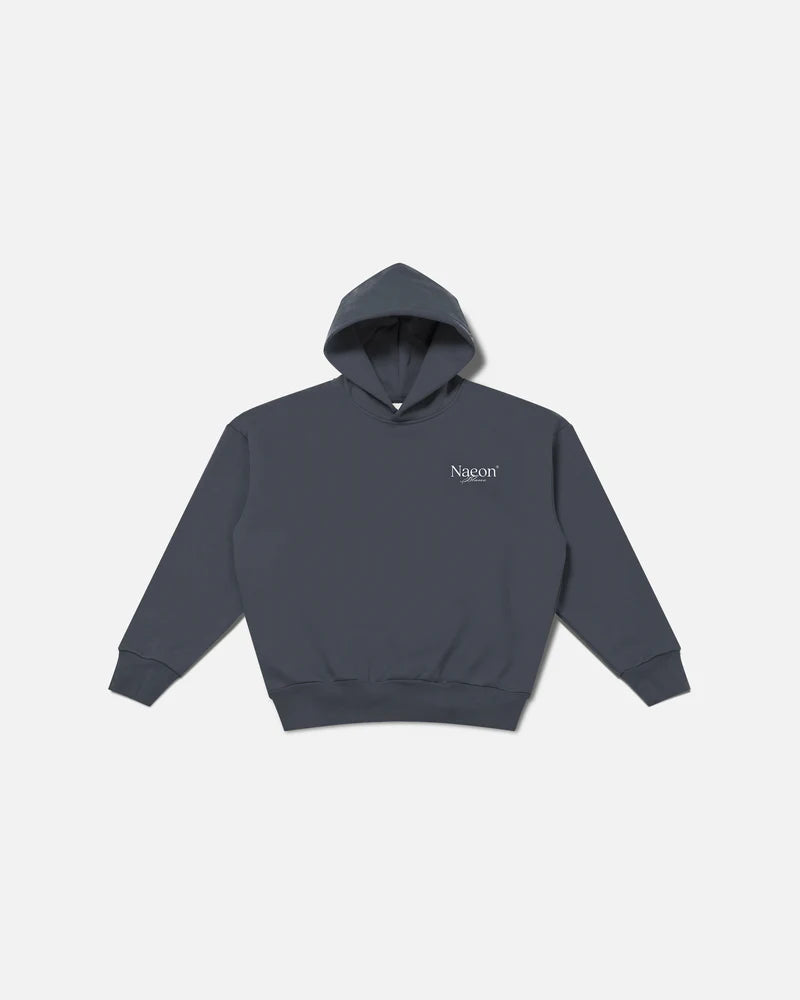 NAEON BLANC ULTRAFLEECE HOODIE STEEL - Premium Soft Fleece Pullover for Men & Women | Cozy Winter Wear for Outdoor Activities & Casual Style