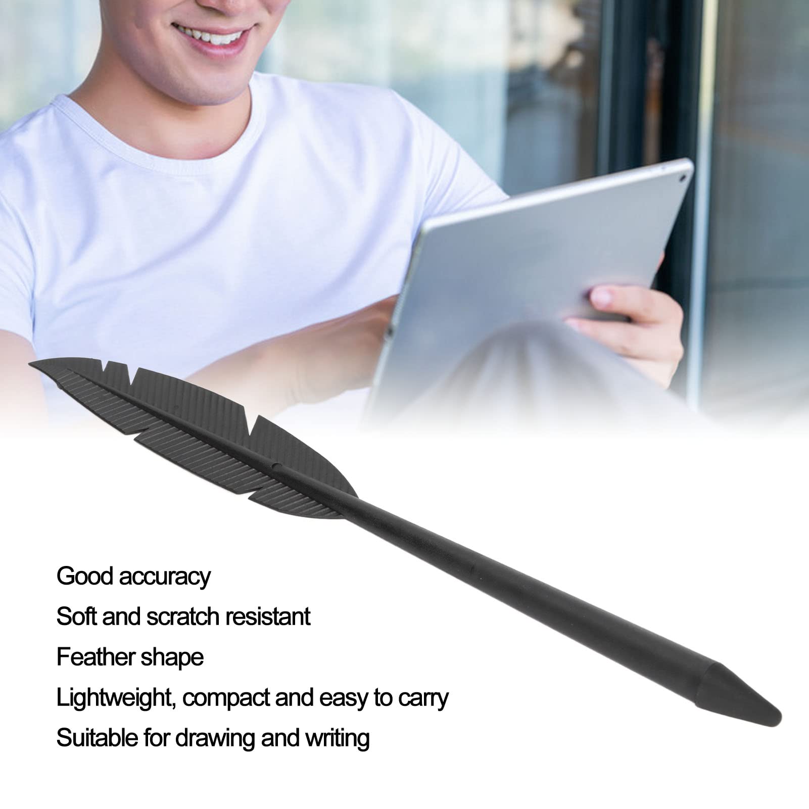 Universal Capacitive Stylus Pen for Touchscreen Devices - Compatible with iPhone, iPad, Samsung Tablets & Smartphones - Precise Writing & Drawing Tool for Note Taking, Digital Art & Online Learning