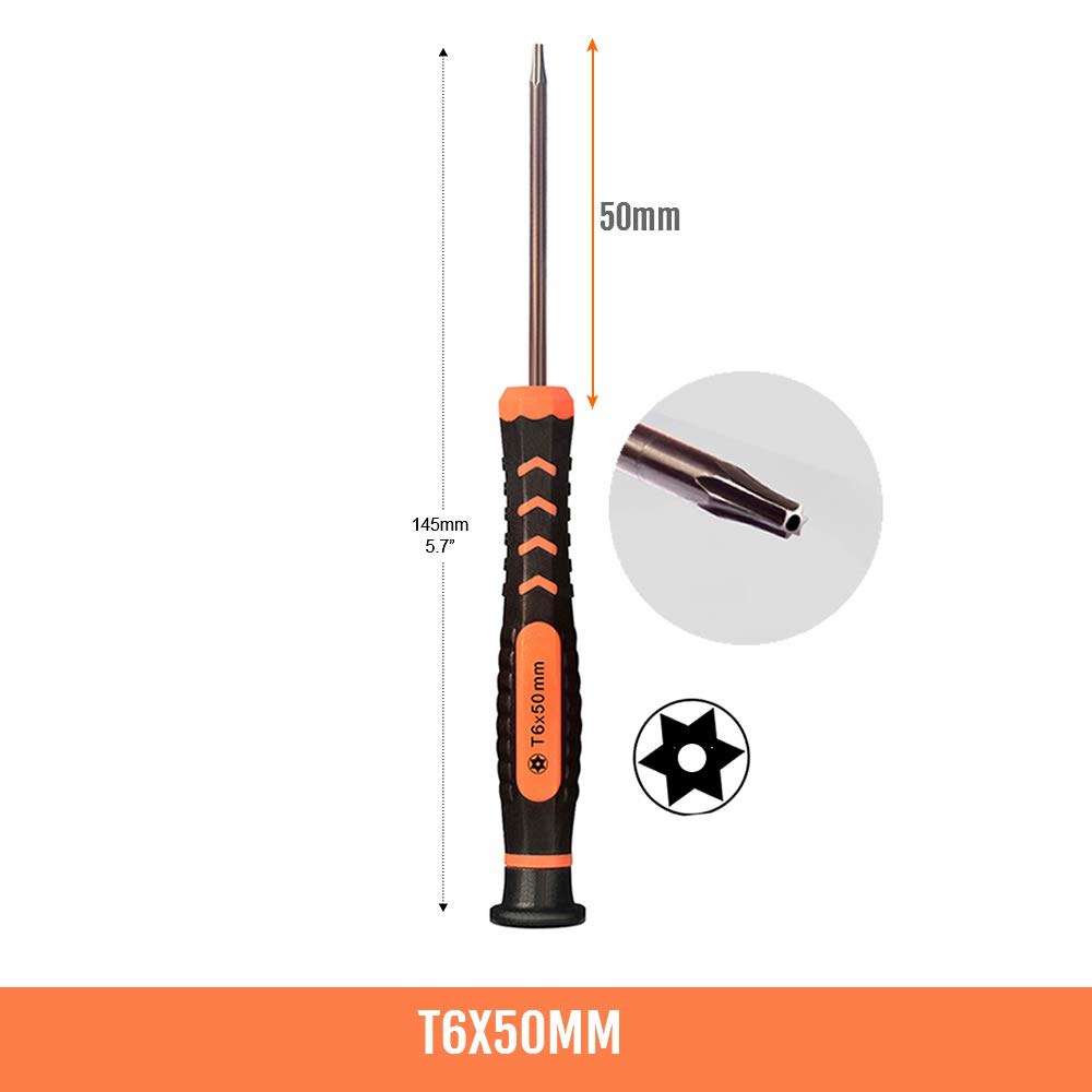 T6 Torx Security Screwdriver Set - Premium T6H Screwdriver for Apple Mac Mini, Xbox Controller, Oakley Juliet Sunglasses & Electronics Repair | Perfect for DIY Fixes, Small Device Maintenance & Tech Toolkits