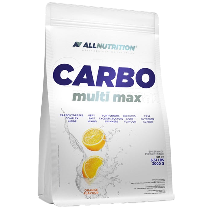 Allnutrition Carbo Multi Max - Lemon Flavor 3000g | Premium Carbohydrate Powder for Energy & Recovery | Ideal for Workouts, Endurance Sports & Post-Training
