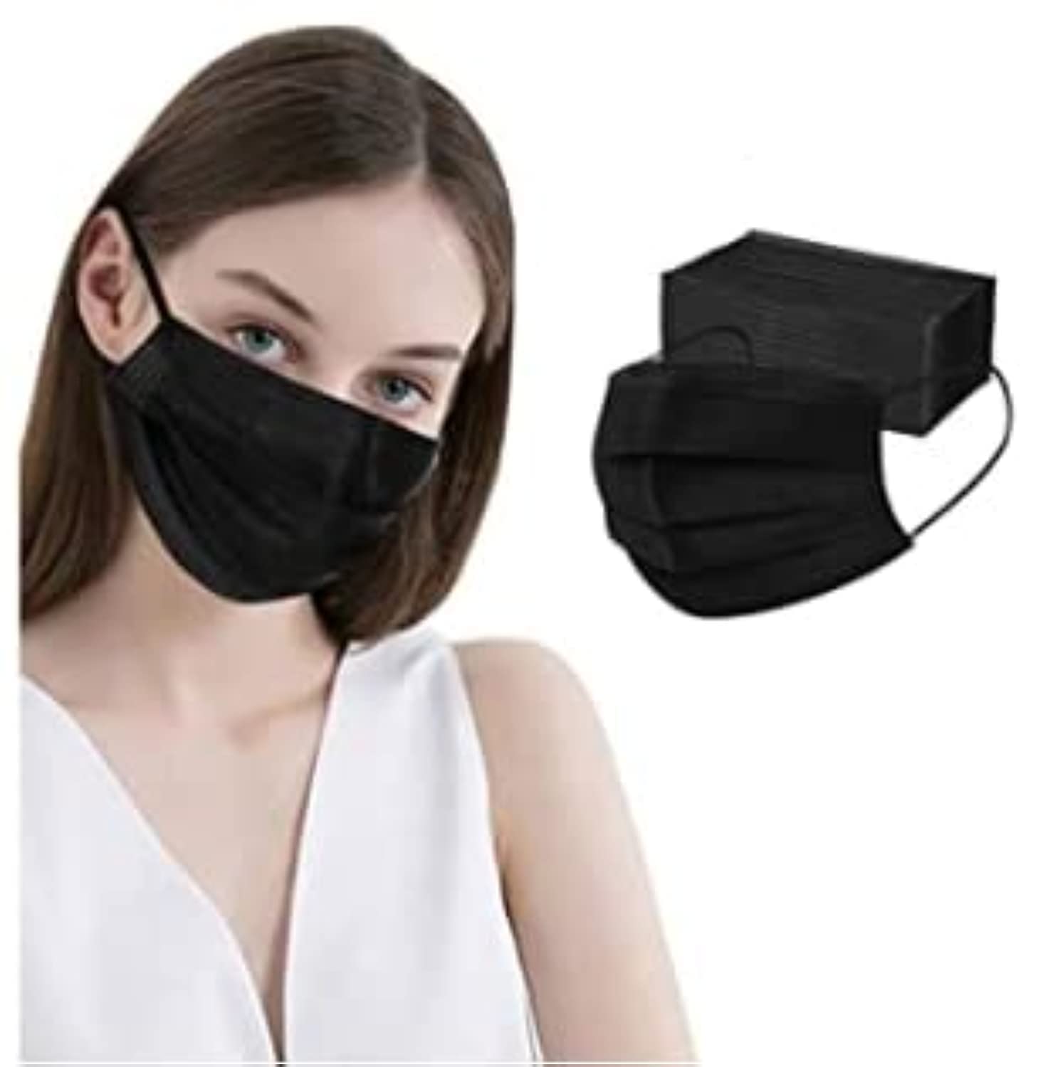 50 Pcs 3-Ply Disposable Cartoon Face Masks for Kids - Soft Breathable Protection for School, Travel & Daily Use