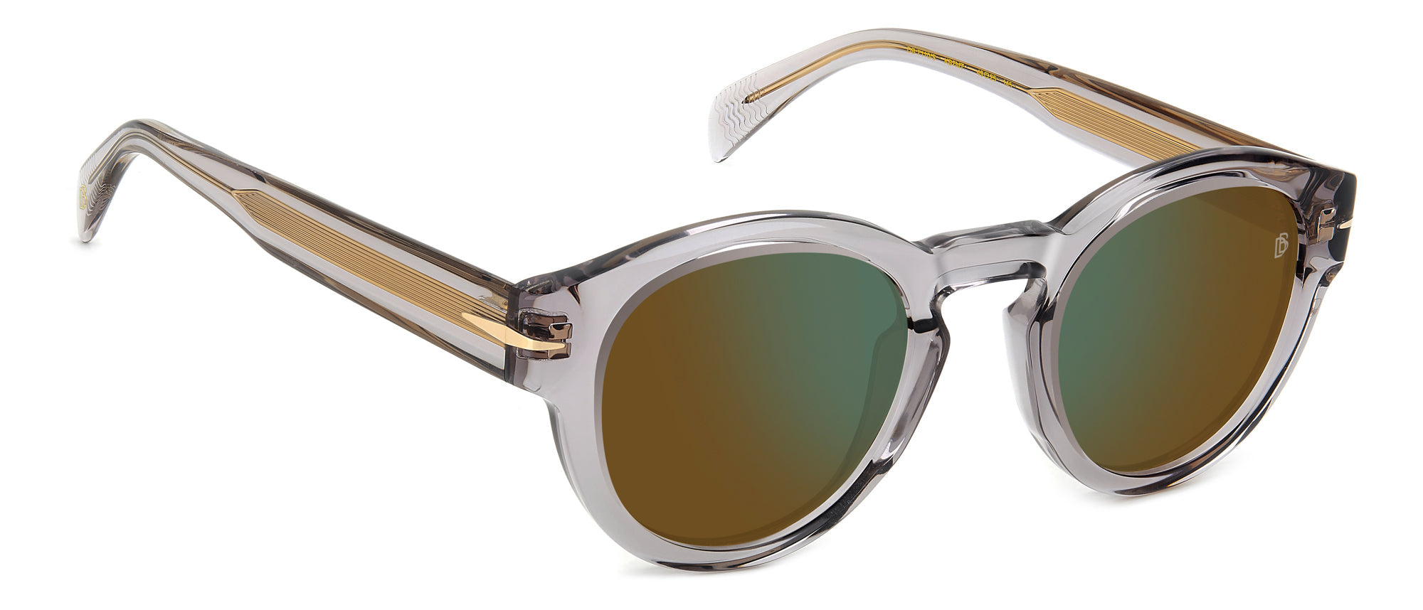 David Beckham DB7110/S Sunglasses - Polarized Aviator Style for Men & Women - UV Protection for Outdoor Sports & Driving