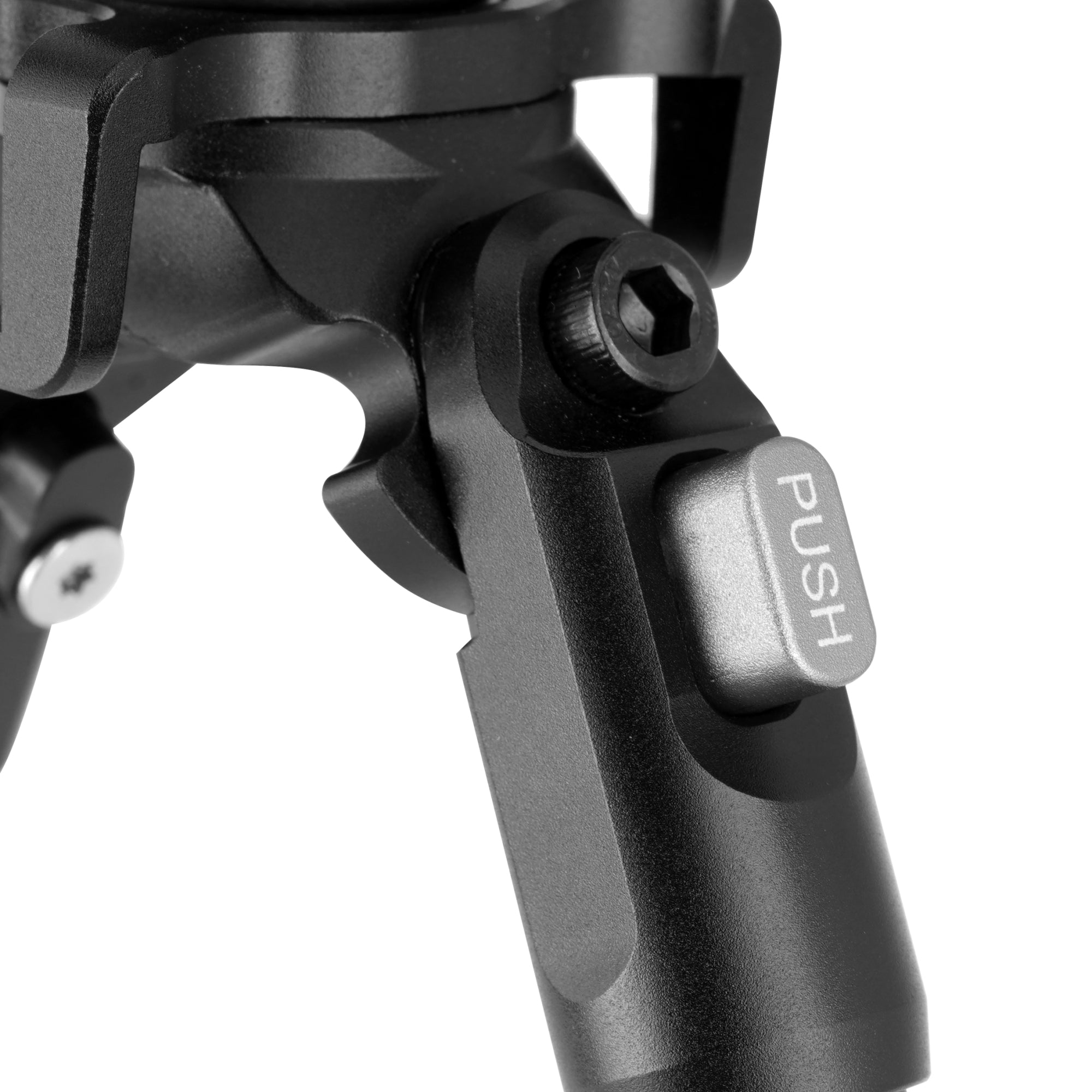 Equalizer 2QS A Aluminum Gun Bipod with Quick Release Picatinny Rail Adapter - Lightweight Shooting Support for Hunting, Tactical & Precision Rifle Use