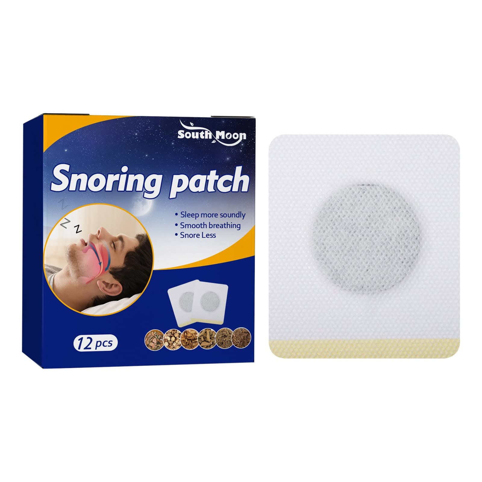 Anti-Snoring Sticker for Better Sleep - Acupressure Navel Patch to Reduce Snoring & Fatigue | Natural Collagen Windmill Health Product for Adults | Use at Night for Restful Sleep & Improved Breathing