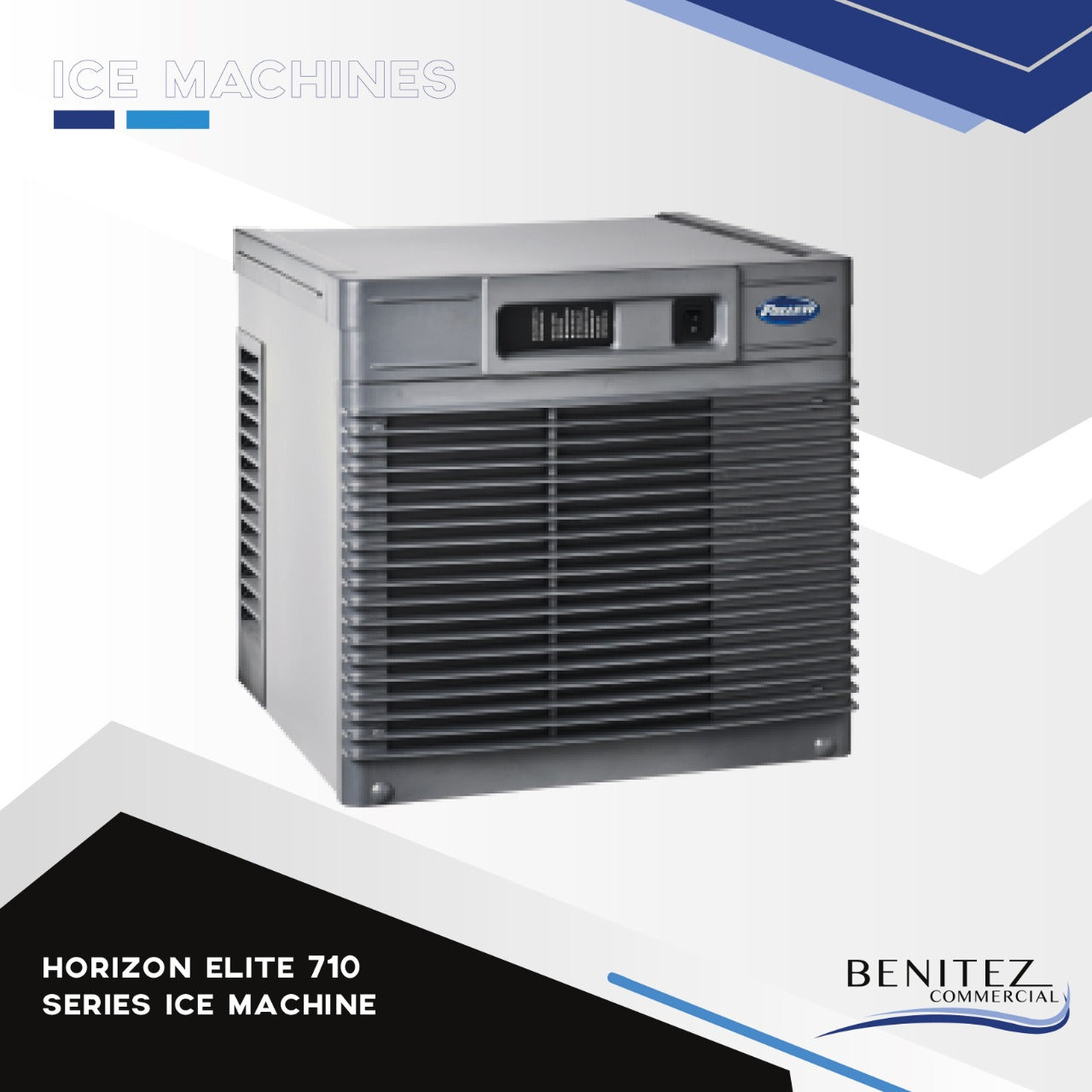 Horizon Elite 710 Series Commercial Ice Maker Machine - High Capacity, Energy Efficient for Restaurants, Bars, and Home Use