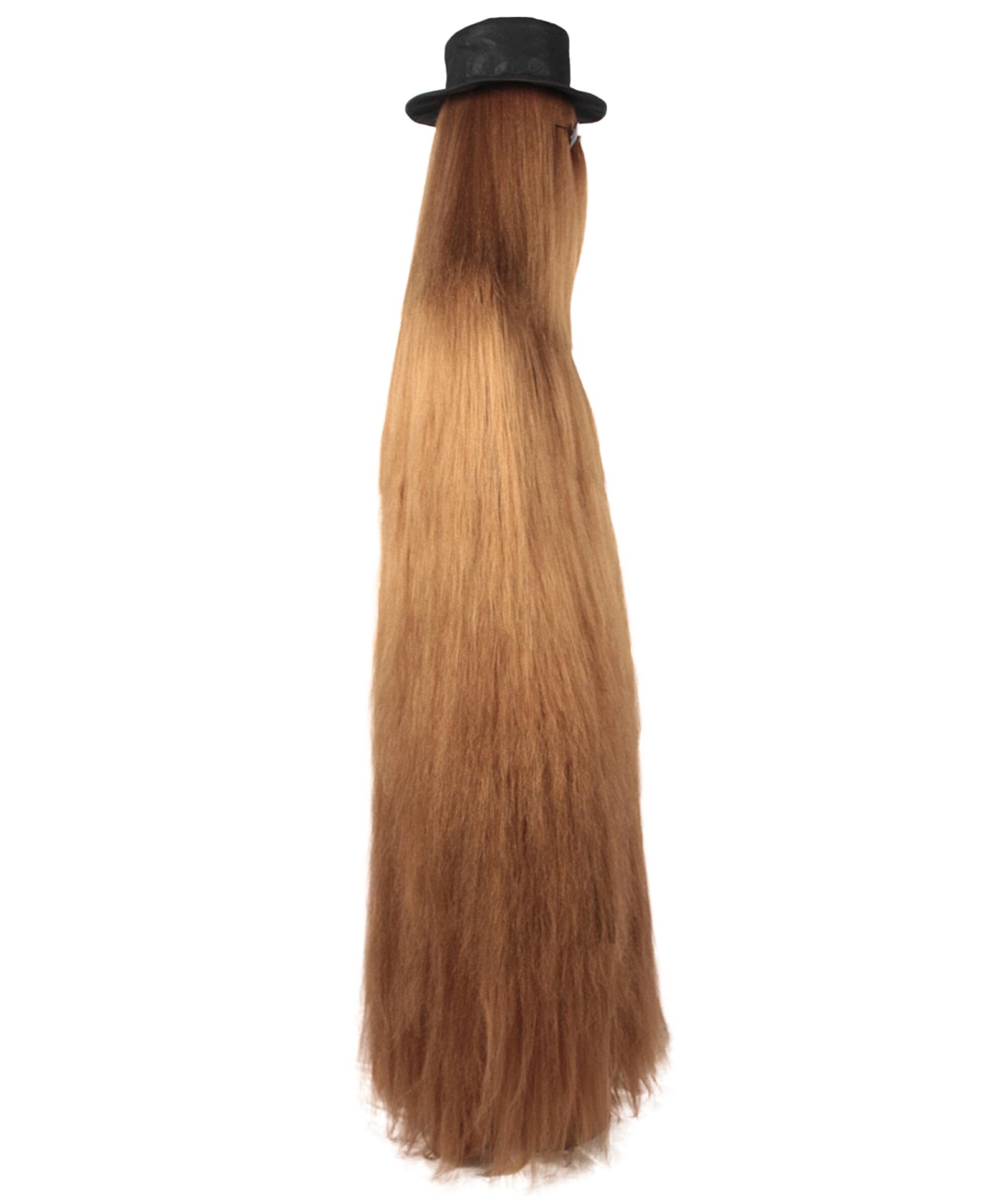 Premium Unisex Cousin Dapper Creature Wig & Costume - Flame-Retardant Synthetic Fiber Brown Wig for Halloween, Cosplay, and Themed Parties - Perfect for Costume Events, Cosplay Conventions, and Halloween Celebrations