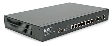 SMC6110L2 10/100 Mbps Managed Ethernet Switch by SMC Networks - 8 Port Gigabit Network Switch with QoS & VLAN Support for Office & Home Networking