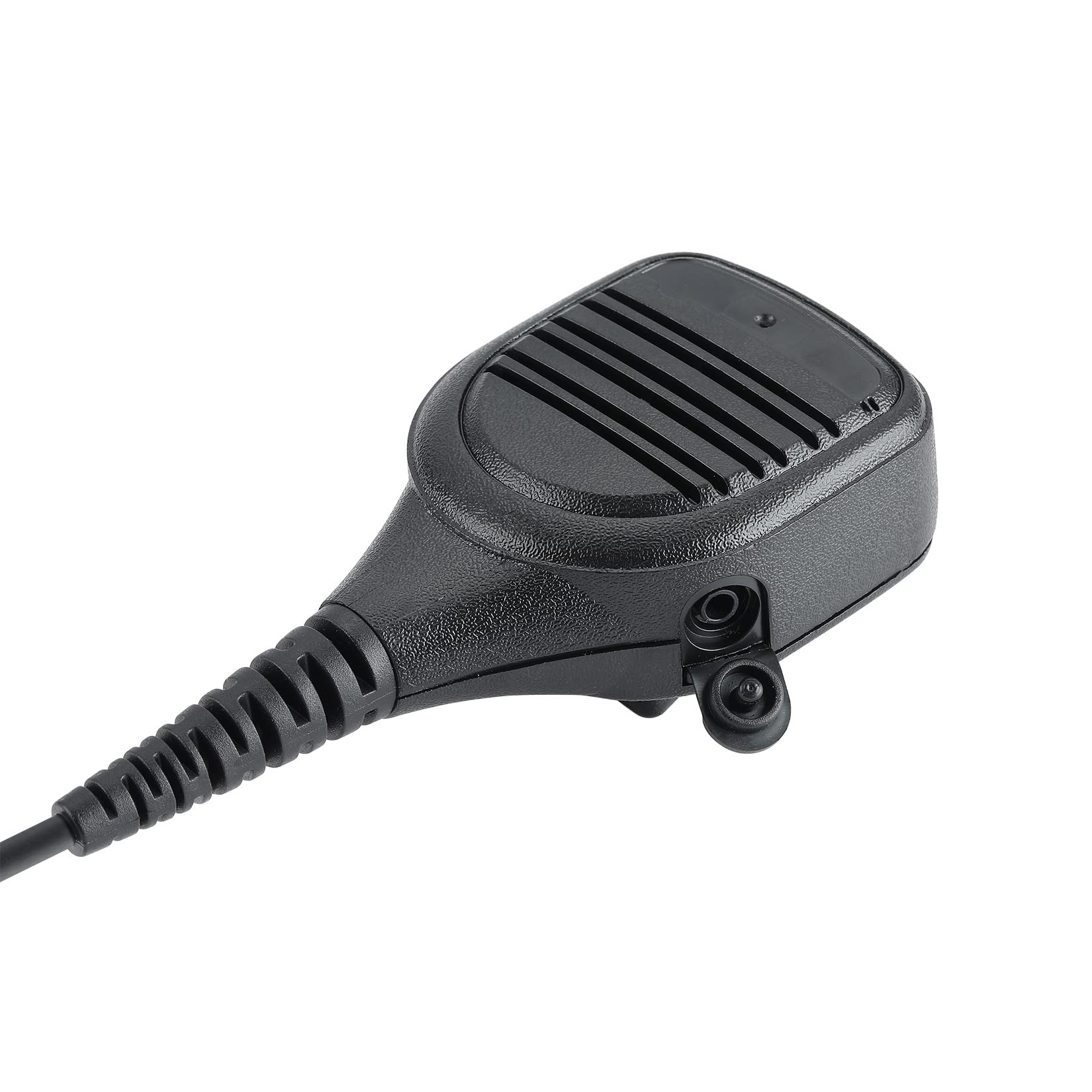 Kenwood 2 Pin Walkie Talkie Handheld Speaker Mic - Shoulder Mount Speaker Microphone for Two Way Radios - Ideal for Construction, Security & Outdoor Adventures