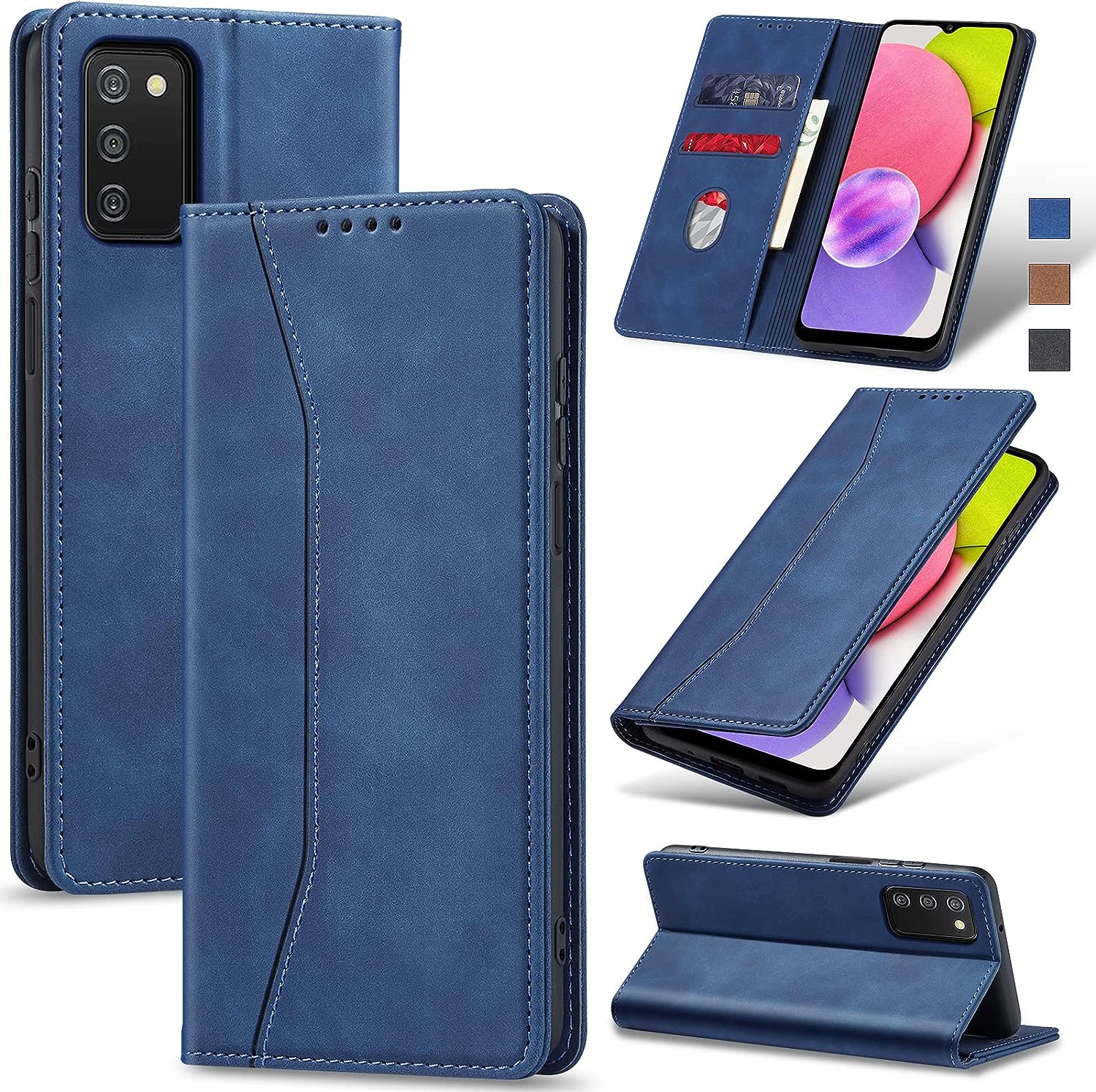 OnePlus 11 5G Leather Magnetic Folio Cover - Premium Protective Phone Case in Black | Slim Fit with Strong Magnetic Closure | Perfect for Work, Travel & Everyday Use