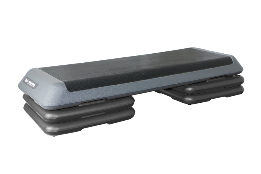Warrior Aerobic Long Step Platform - Adjustable Fitness Stepper for Home Workouts, Cardio & Strength Training - Ideal for Step Aerobics, HIIT & Leg Exercises