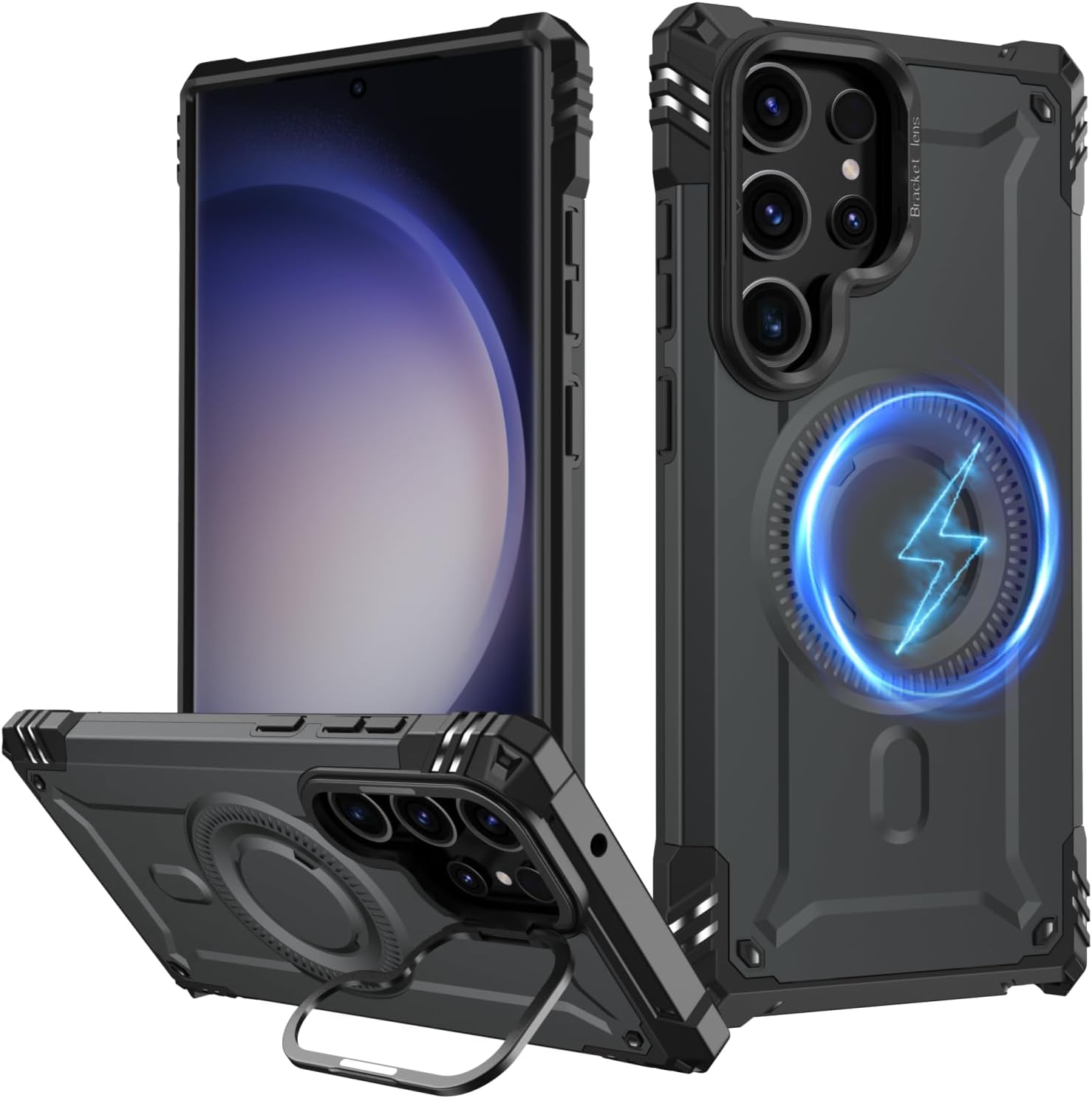 Samsung Galaxy S25 Rugged Military-Grade Shockproof Protective Phone Case - Durable Cover for Outdoor, Work & Extreme Sports