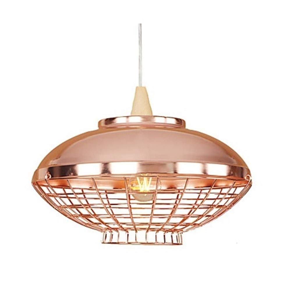 Nordic Modern Iron Net Chandelier - Anti-Glare Mini Pendant Light, Electroplated Bird Cage Lamp for Restaurant, Bar, Coffee Shop & Home Decor | Postmodern Creative Iron Wire Lighting Fixture