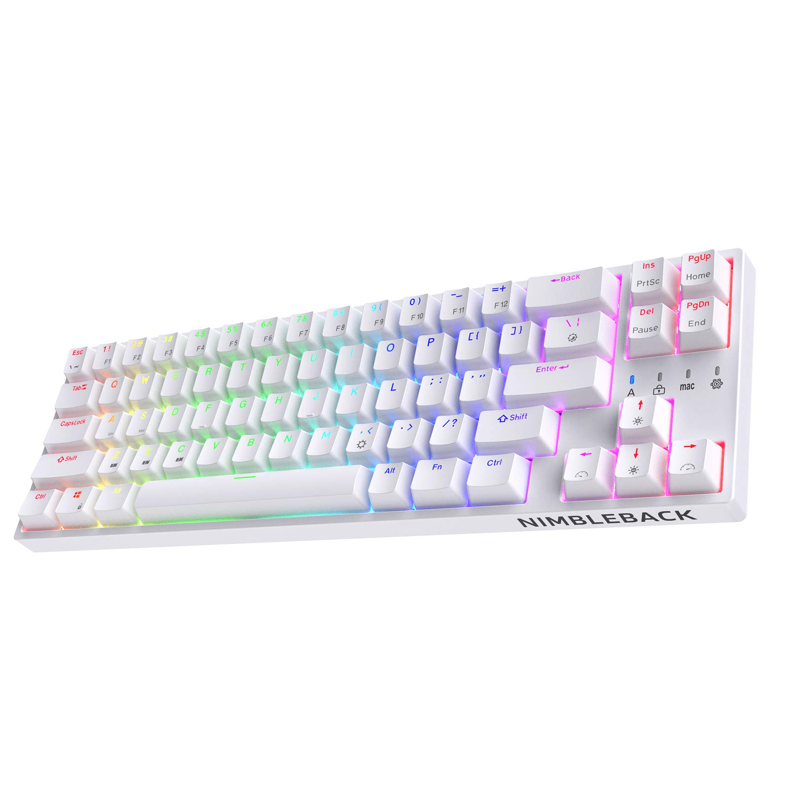 LTC NB681 65% RGB Mechanical Keyboard - Hot-Swappable Blue Switch for Gaming & Office