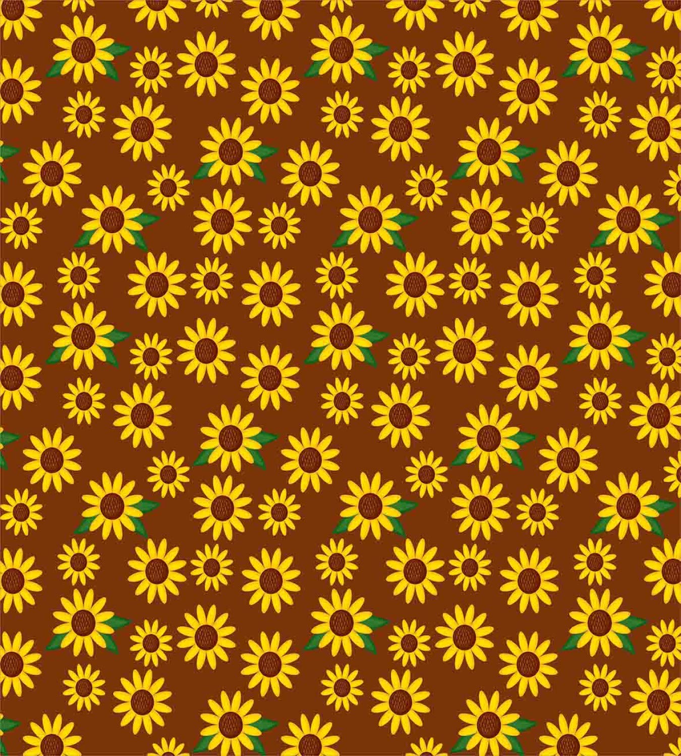 Ambesonne Sunflower Duvet Cover Set - Queen Size 3-Piece Bedding with 2 Pillow Shams, Vibrant Cartoon Blossoms & Green Leaves Nature Design in Brown Yellow Green | Perfect for Spring Bedroom Decor, Gardening Enthusiasts & Nature-Inspired Home Styling