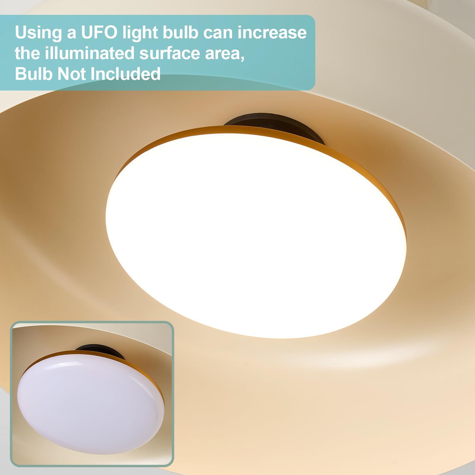 Modern Milk White Semi Flush Mount Ceiling Light Fixture with Brass Accent - 12.6