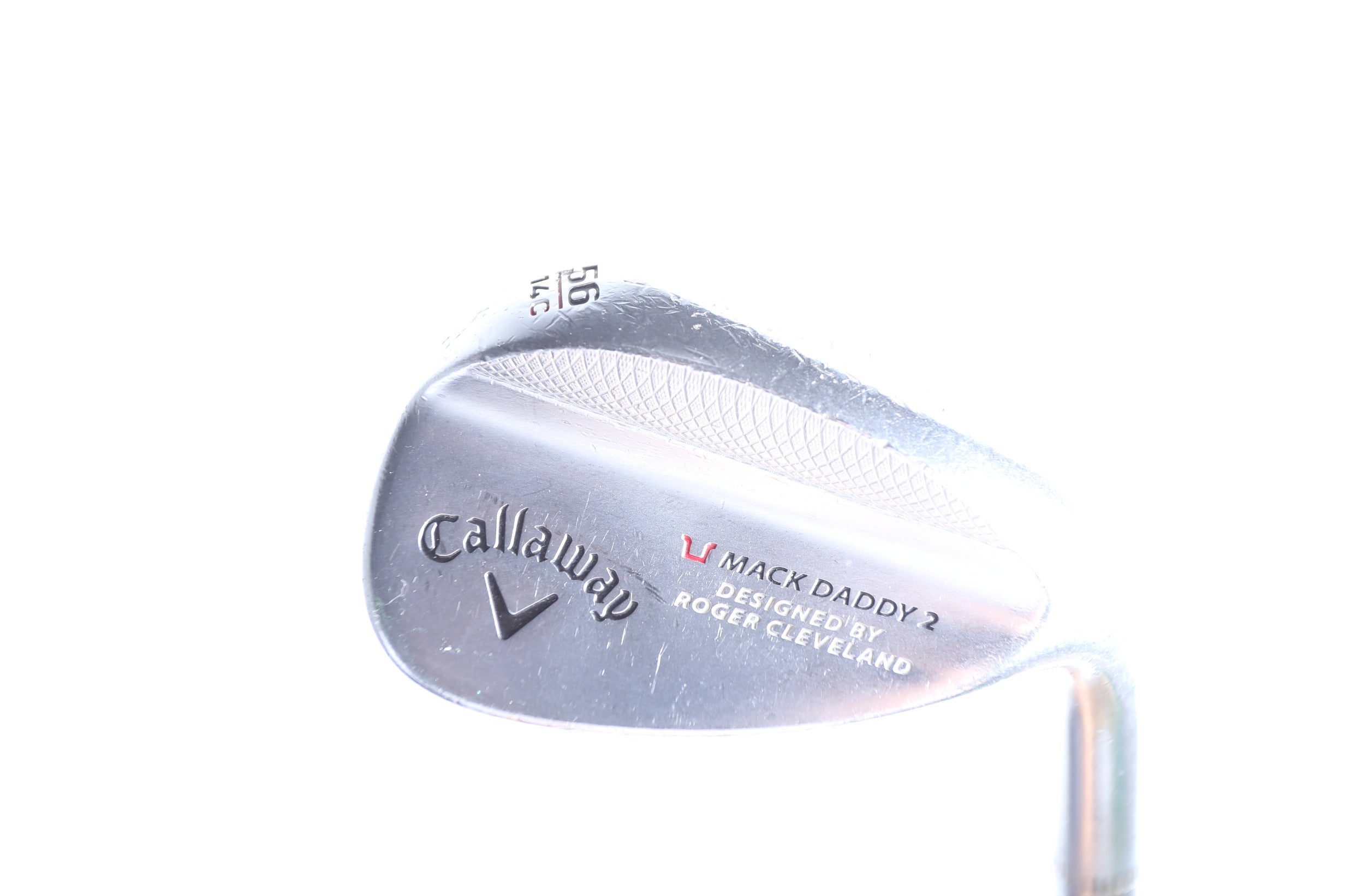 Used Callaway Mack Daddy 2 Tour Grind Chrome Sand Wedge 56° Stiff Flex Right Hand Golf Club - Perfect for Bunker Shots & Short Game Precision