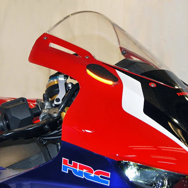 Honda CBR1000RR R Mirror Block Off Turn Signals Kit (2021-2023) - Motorcycle Accessories for Racing & Street Performance