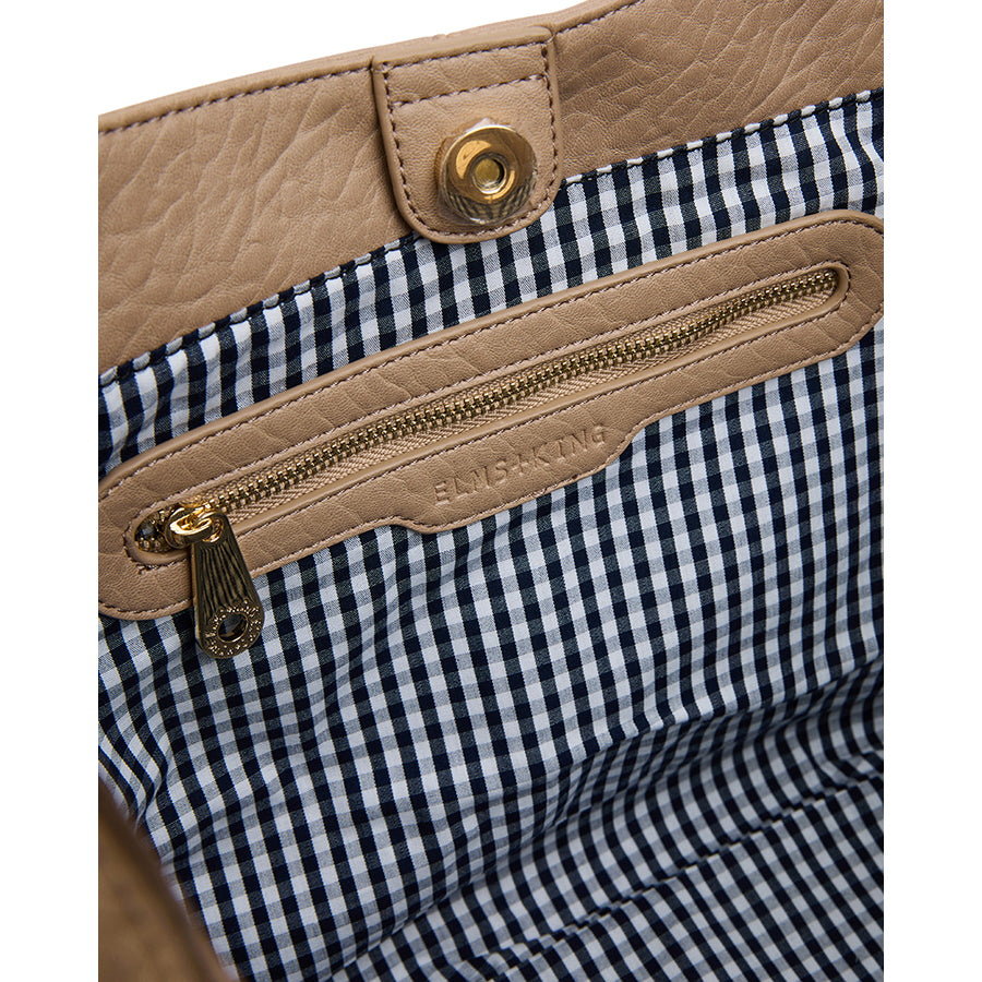 Arcadia Tote Bag in Latte - Stylish & Spacious Handbag for Women | Perfect for Work, Travel & Everyday Use