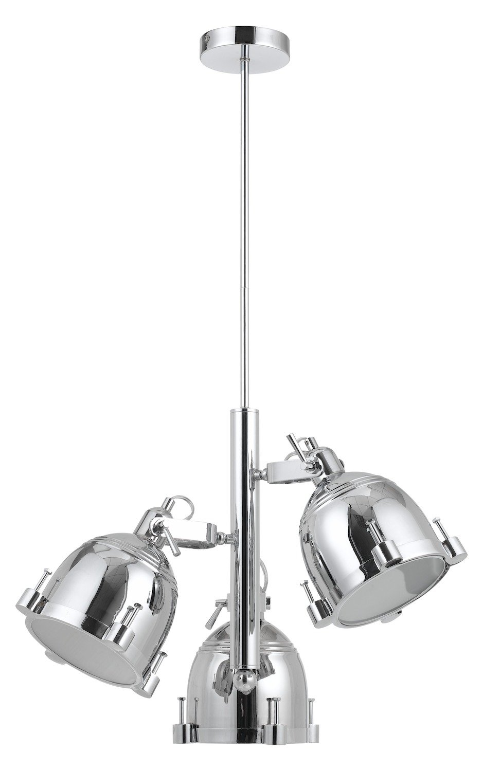 60W X 3 Hubble 3-Light Modern Chandelier - Elegant Ceiling Light Fixture for Dining Room, Bedroom, and Living Room Decor