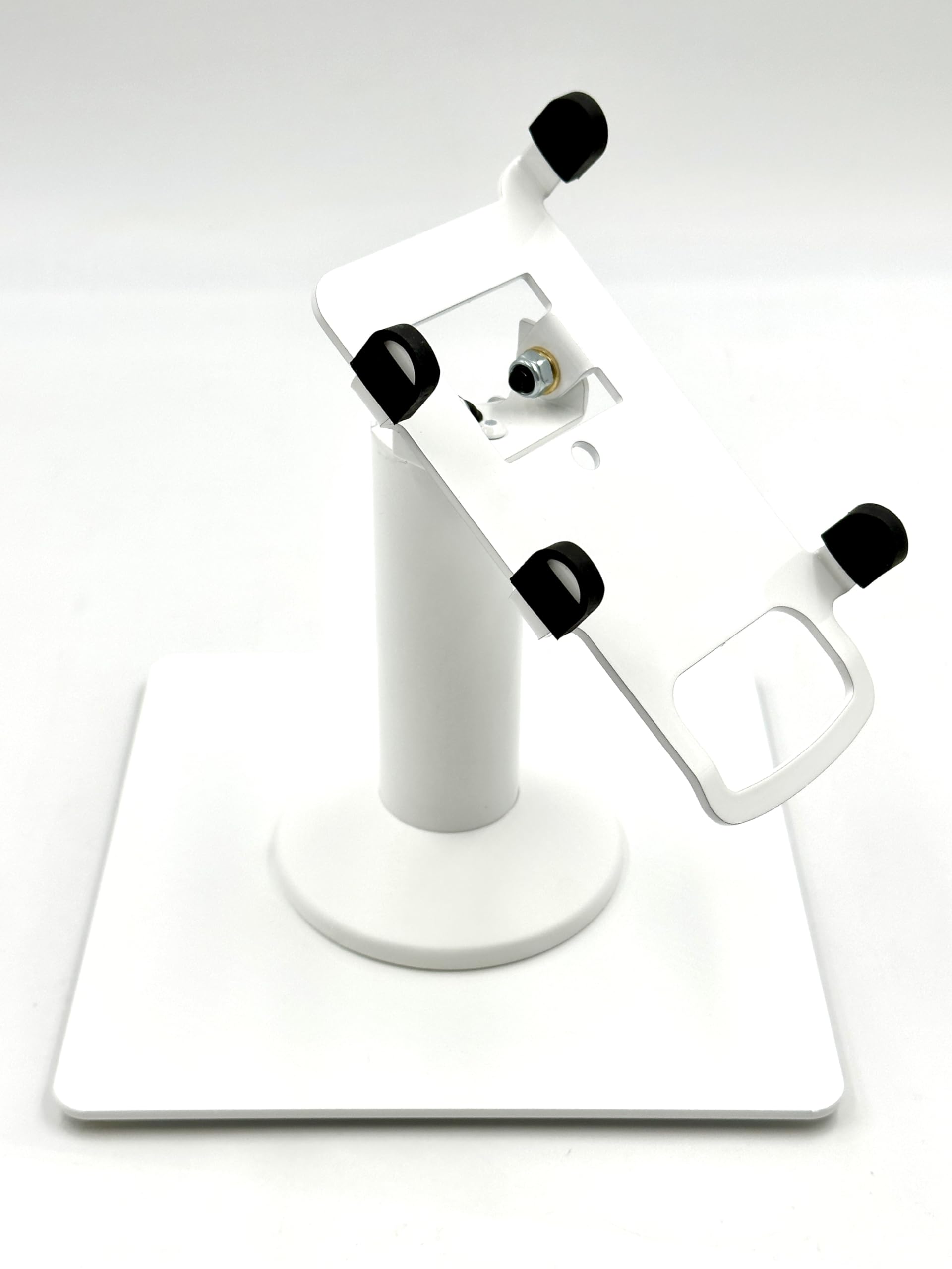 Square POS Stand - Adjustable Swivel & Tilt Base with Square Plate for Secure Payment Processing | Perfect for Retail Stores, Restaurants & Mobile Businesses