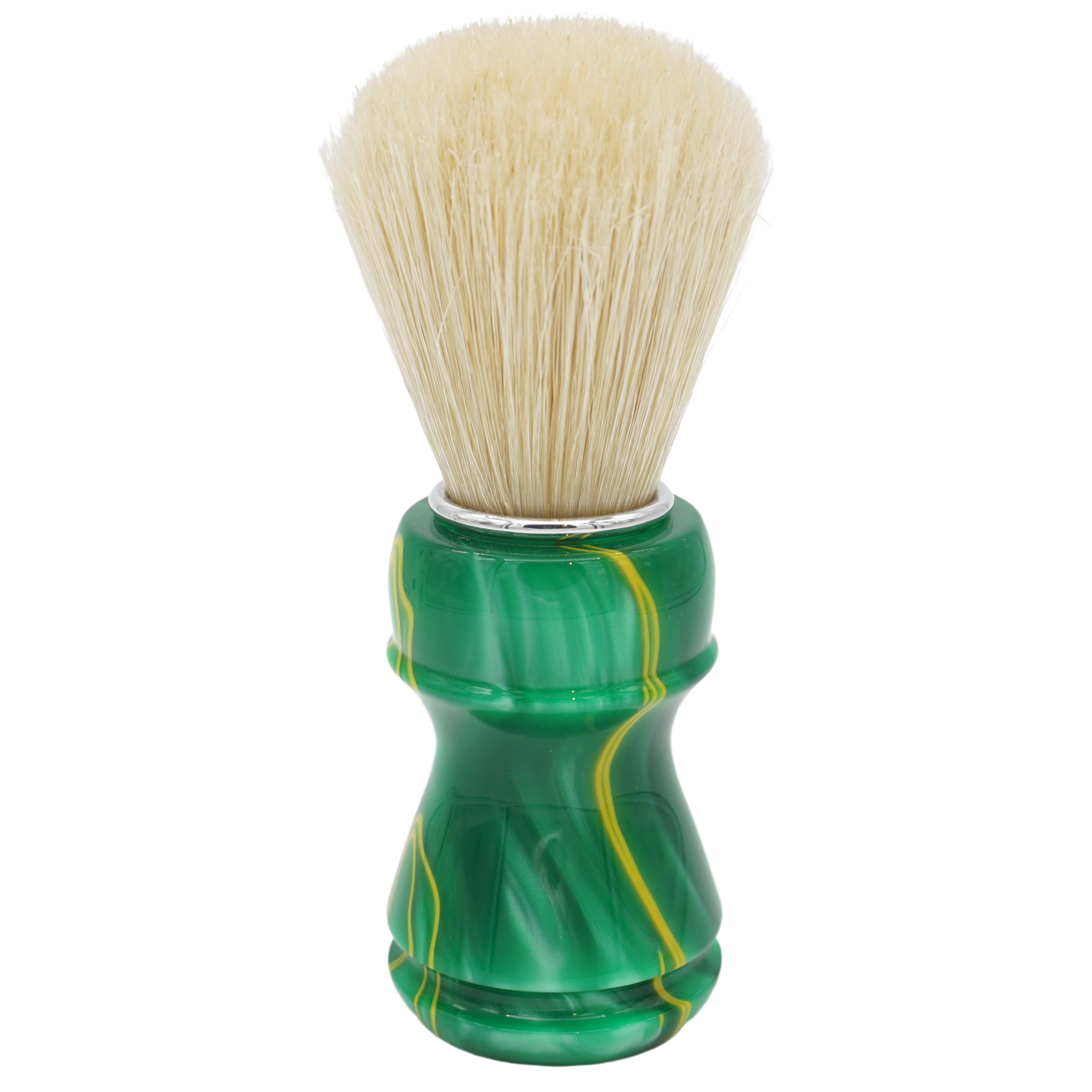 24mm Semogue SOC Premium Boar Bristle Shaving Brush with Handcrafted Green Bay Handle by AP Shave Co. - Perfect for Wet Shaving & Beard Grooming