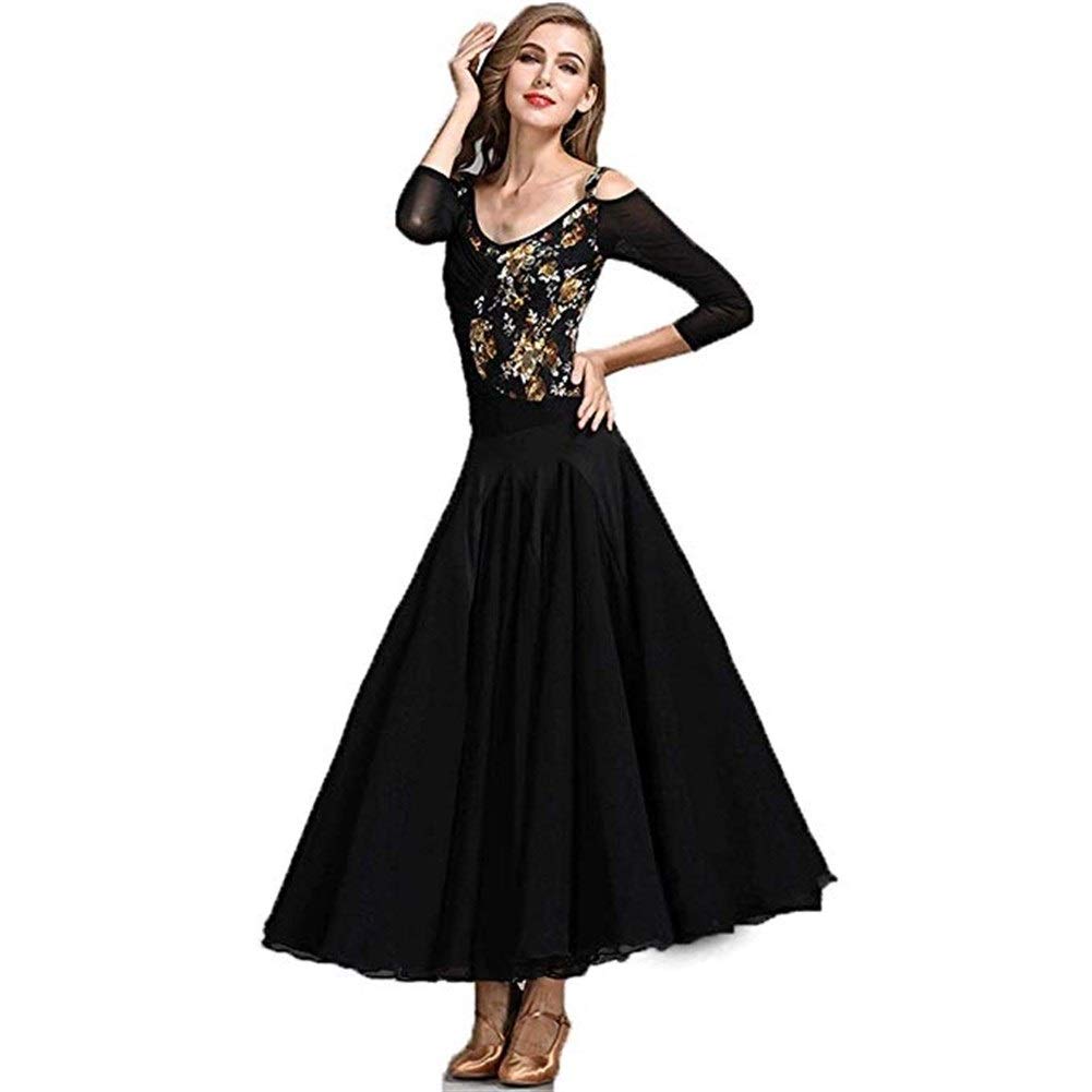 Elegant Women's Modern Dance Dress for Waltz, Ballroom & Tango - Latin Dance Performance & Competition Outfit - Perfect for Dance Classes, Shows & Social Events