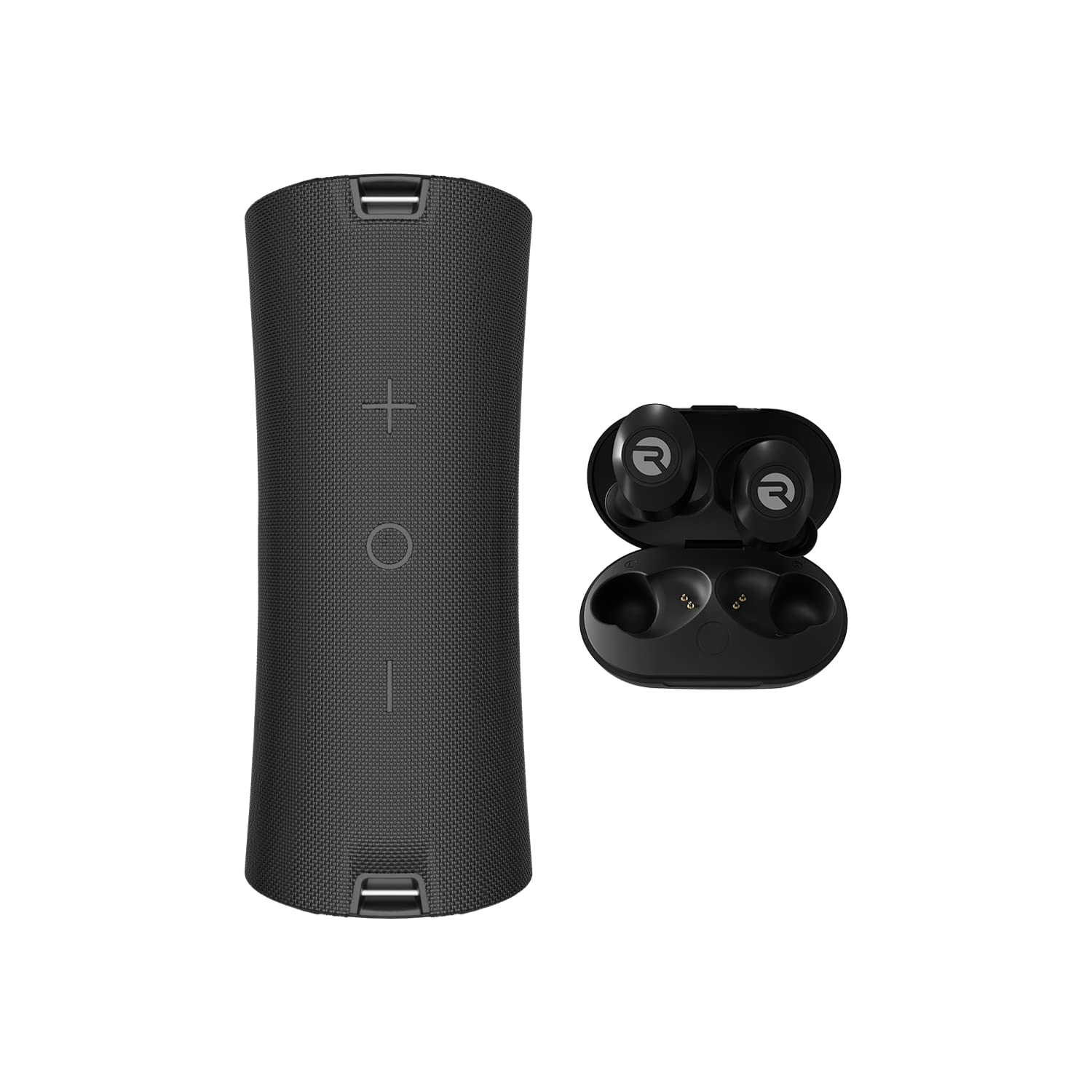 Raycon The Stay Fit Bundle - Wireless Bluetooth 5.2 Fitness Speaker & Earbuds with IPX7 Waterproof, 3 Sound Profiles & Vivid Voice Technology for Running, Gym Workouts & Outdoor Activities