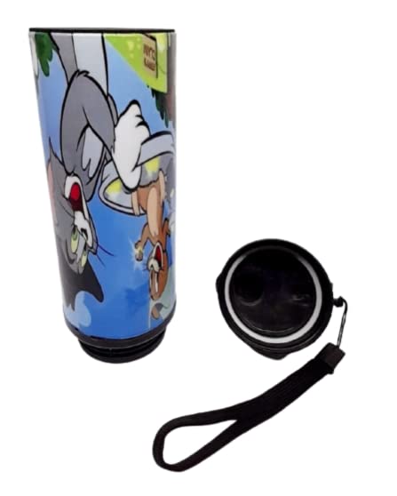 Tom & Jerry Themed Copper Water Bottle - Leak Proof Design, Premium Quality for Healthy Drinking | ORNATE INTERNATIONAL | Perfect for Home, Office, Gym & Outdoor Activities