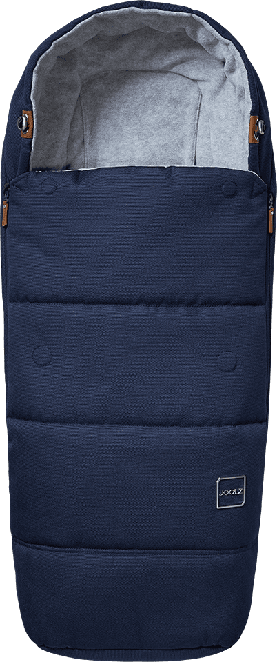 Joolz Footmuff Classic Blue - Premium Stroller Footmuff for Baby Carriers & Prams - Keep Baby Warm & Cozy in Winter Strolls, Outdoor Walks & Travel