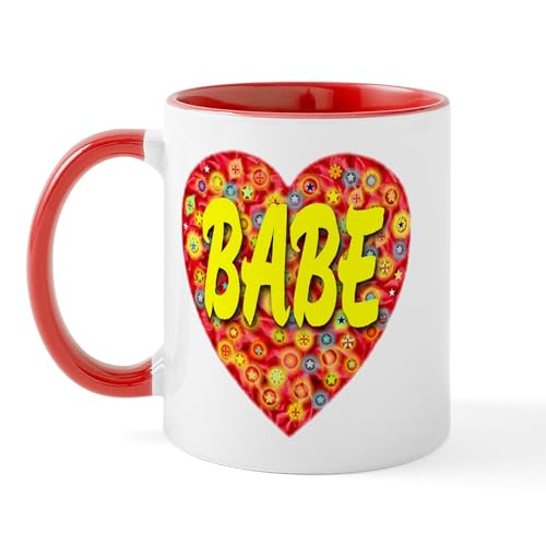 White/Red Inside - BABE Mug