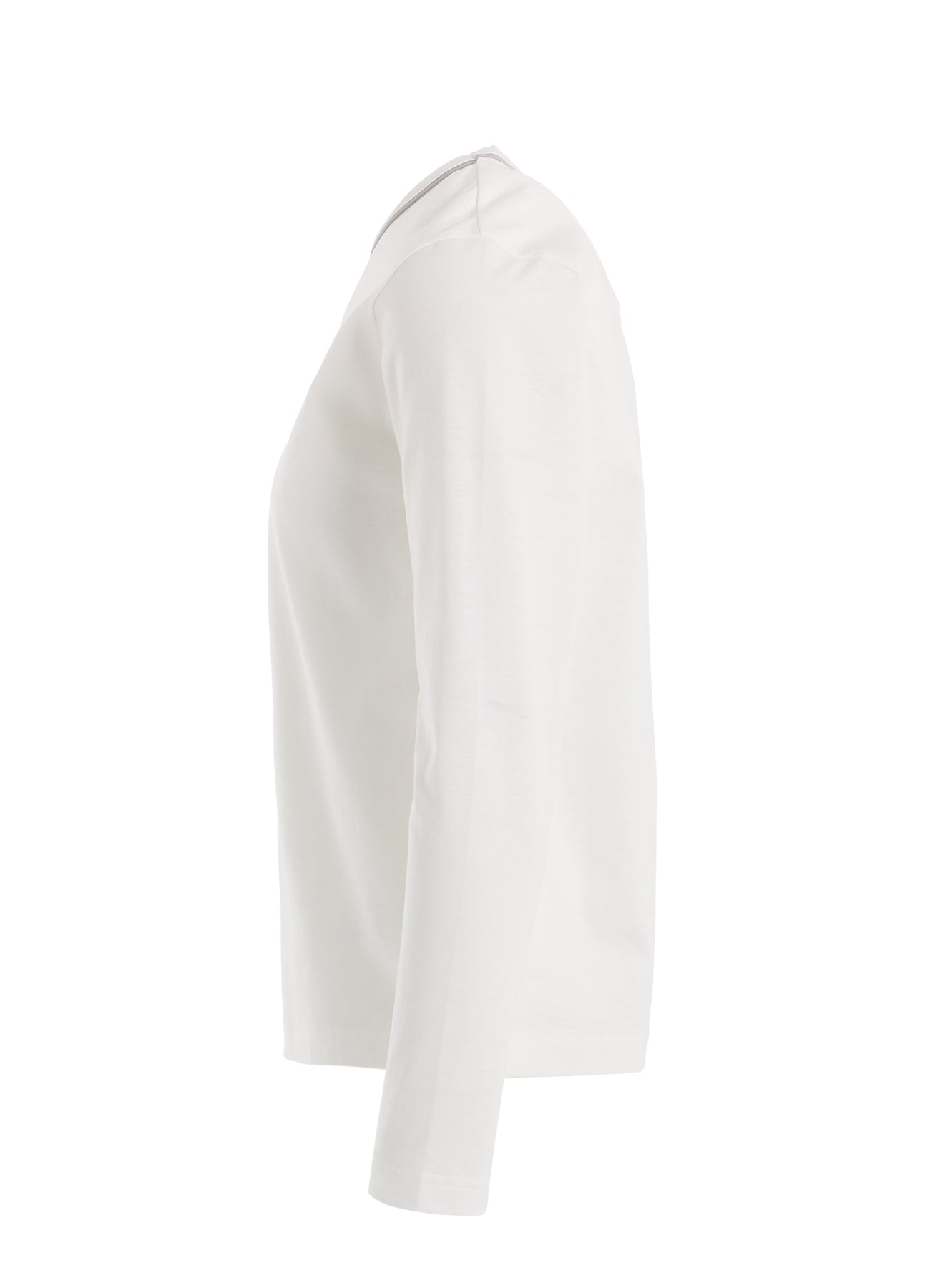 Premium Cotton Jersey Y's Stitch Long Sleeve T-Shirt for Women - Soft & Comfortable Casual Wear - Perfect for Everyday Outfits, Layering & Lounge Wear