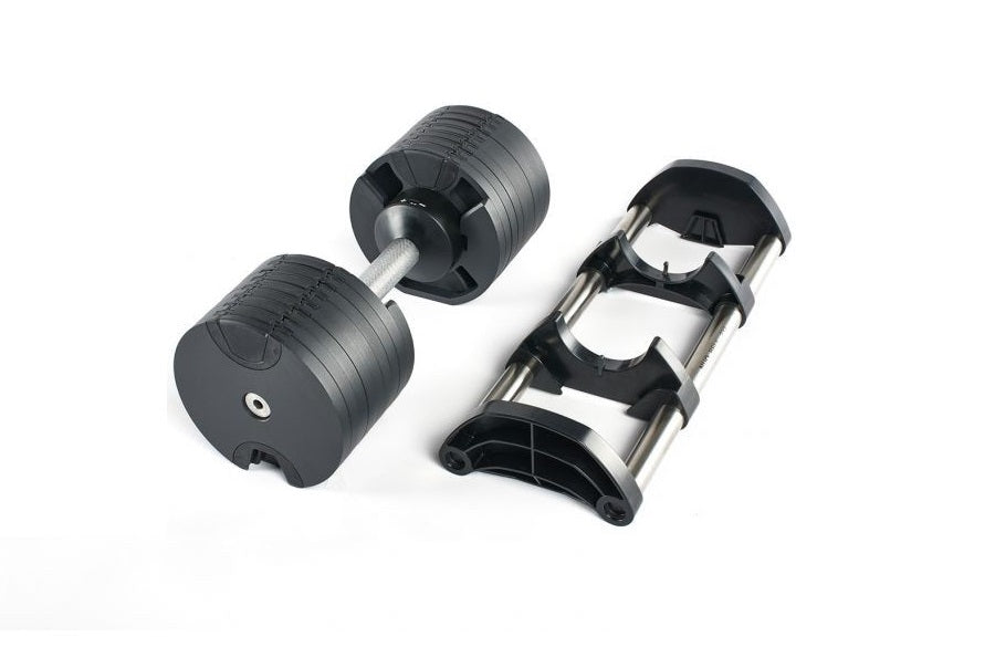 NÜOBELL 80lb Adjustable Dumbbells Set - Premium Home Gym Equipment for Strength Training & Weight Lifting - Perfect for Home Workouts, CrossFit, and Fitness Enthusiasts