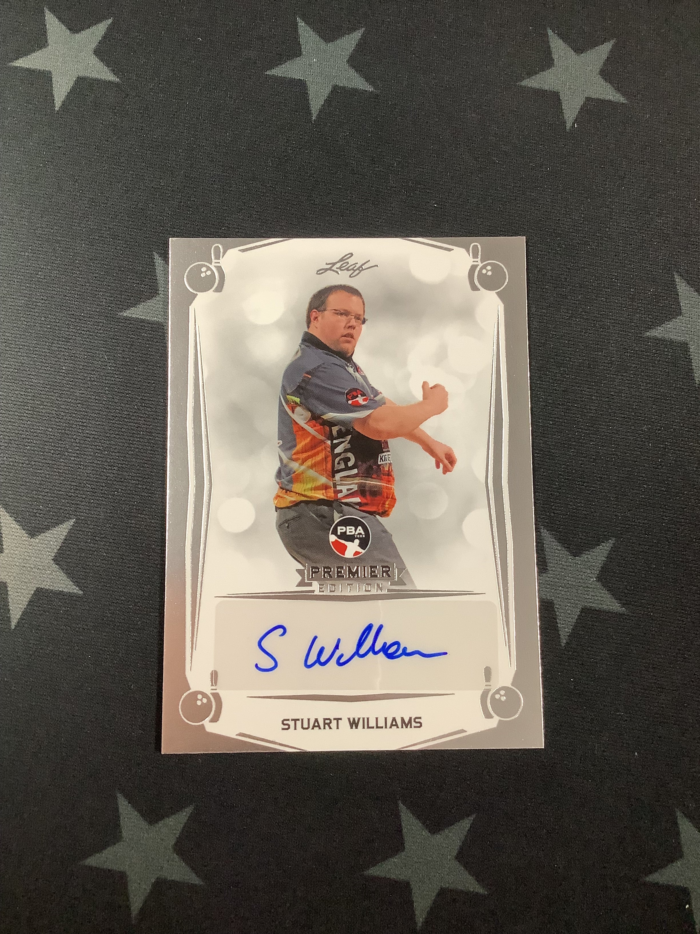 2023 Leaf Premier Edition PBA Stuart Williams Base Auto #BA SWI - Limited Edition Basketball Trading Card for Collectors & Fans - Perfect for Sports Memorabilia Collections, Gifts, and Display