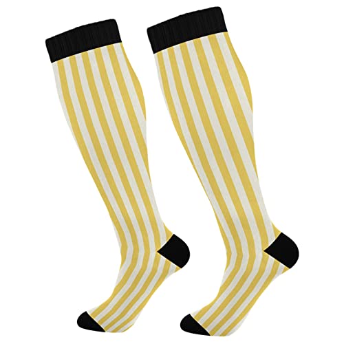 Yellow Striped Seamless Pattern