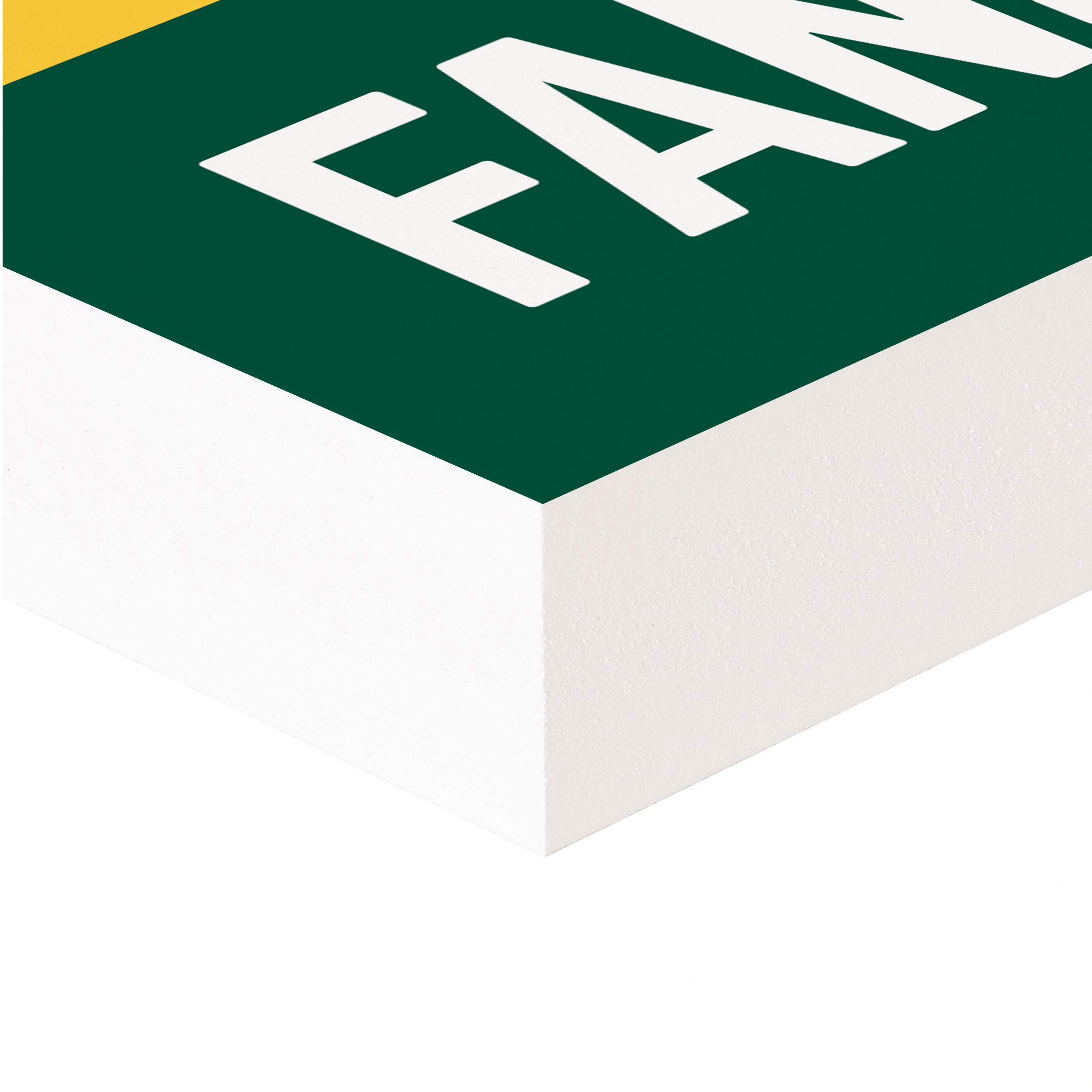 P. Graham Dunn North Dakota State University Fans Wooden Tabletop Block Sign - 5.5 x 5.5 Inch MDF Decorative Plaque for Home, Office & Game Day Decor