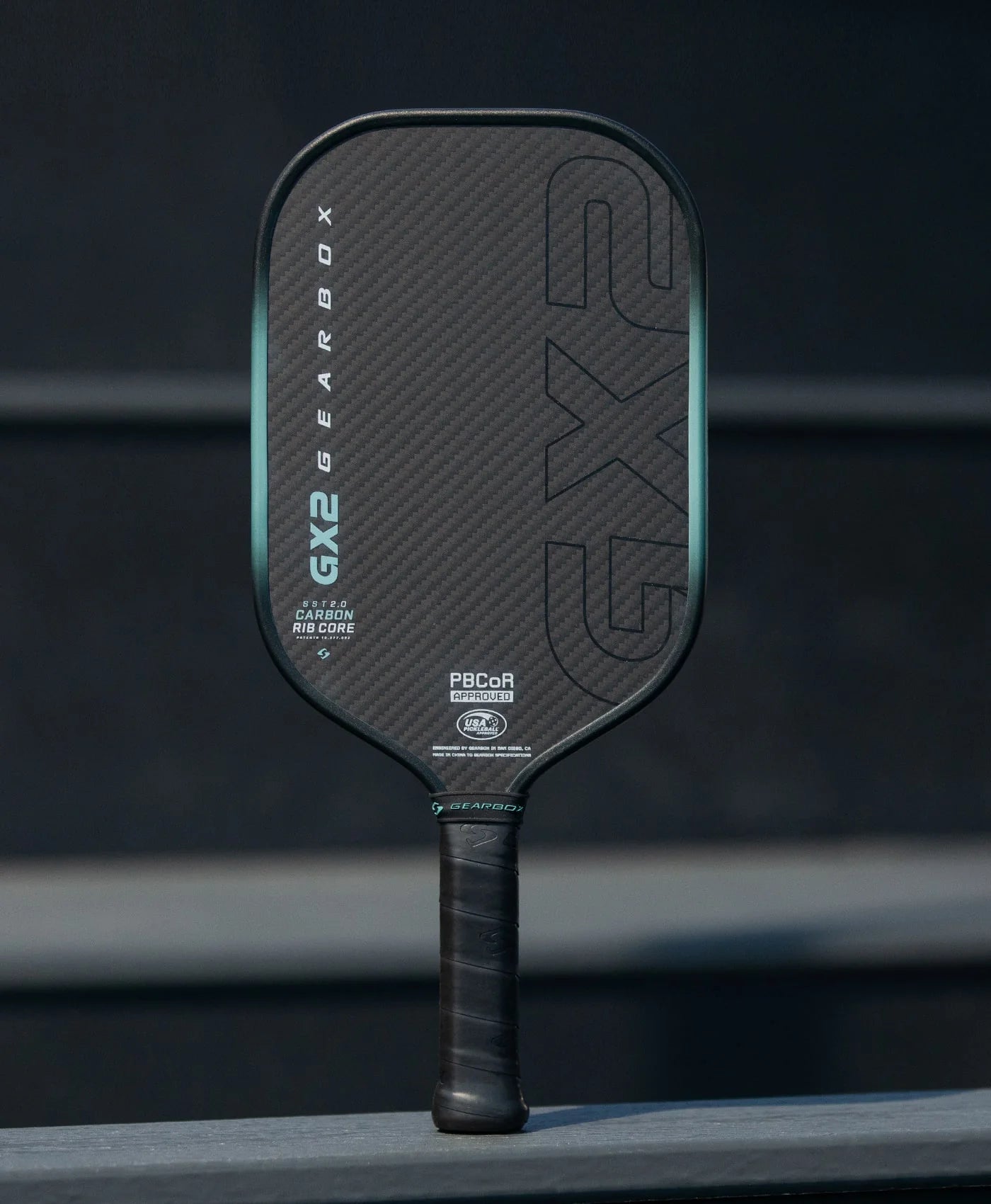 Gearbox GX2 Elongated Pickleball Paddle - Premium Carbon Fiber Paddle for Competitive Play | Perfect for Tournaments & Outdoor Games