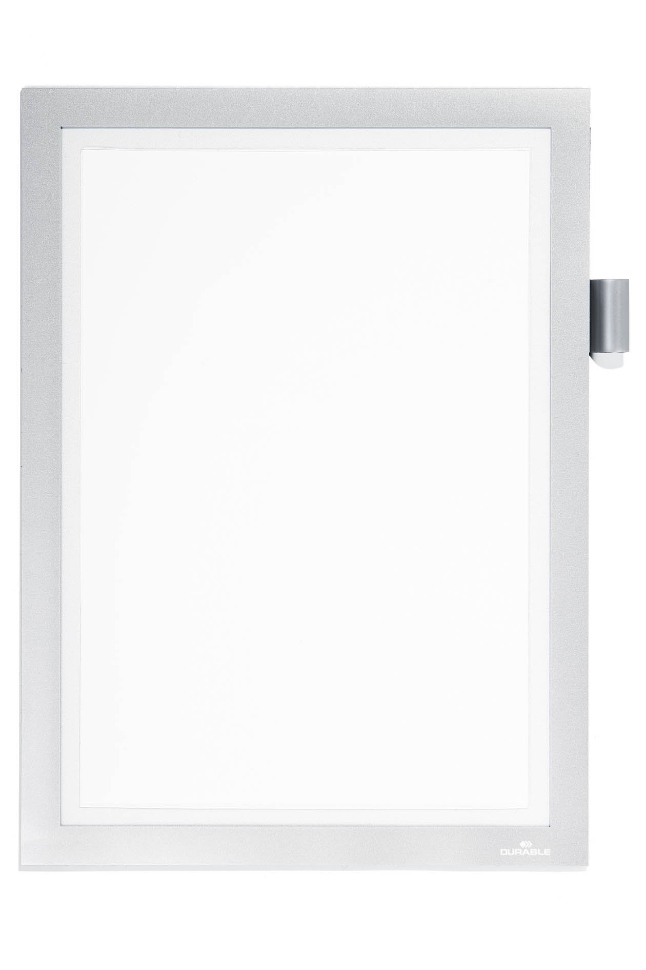 Durable Magnetic Whiteboard Frame - Silver A4 Size (8.27