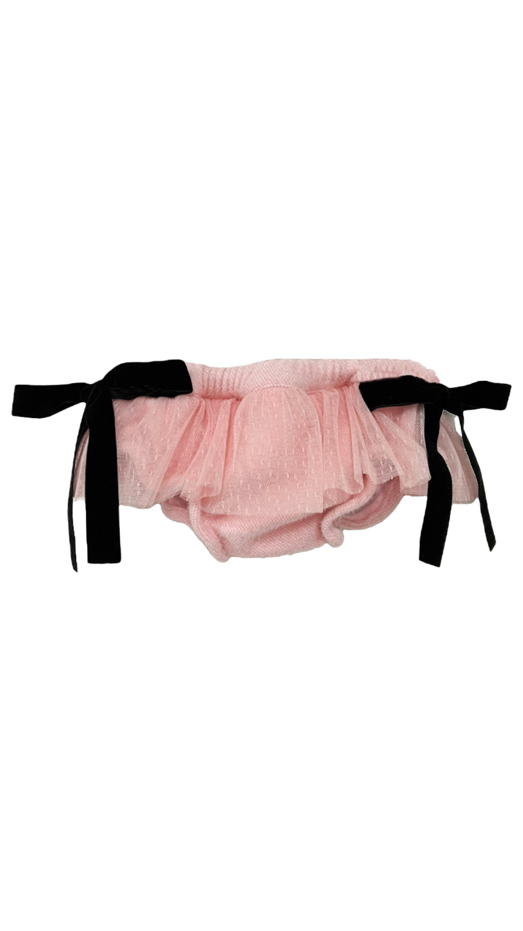 Shirley Sparkly Pink Tulle Bloomers for Girls - Elegant Dance Costume Underwear for Ballet, Tutu Skirt, Princess Dress Up & Photo Shoots