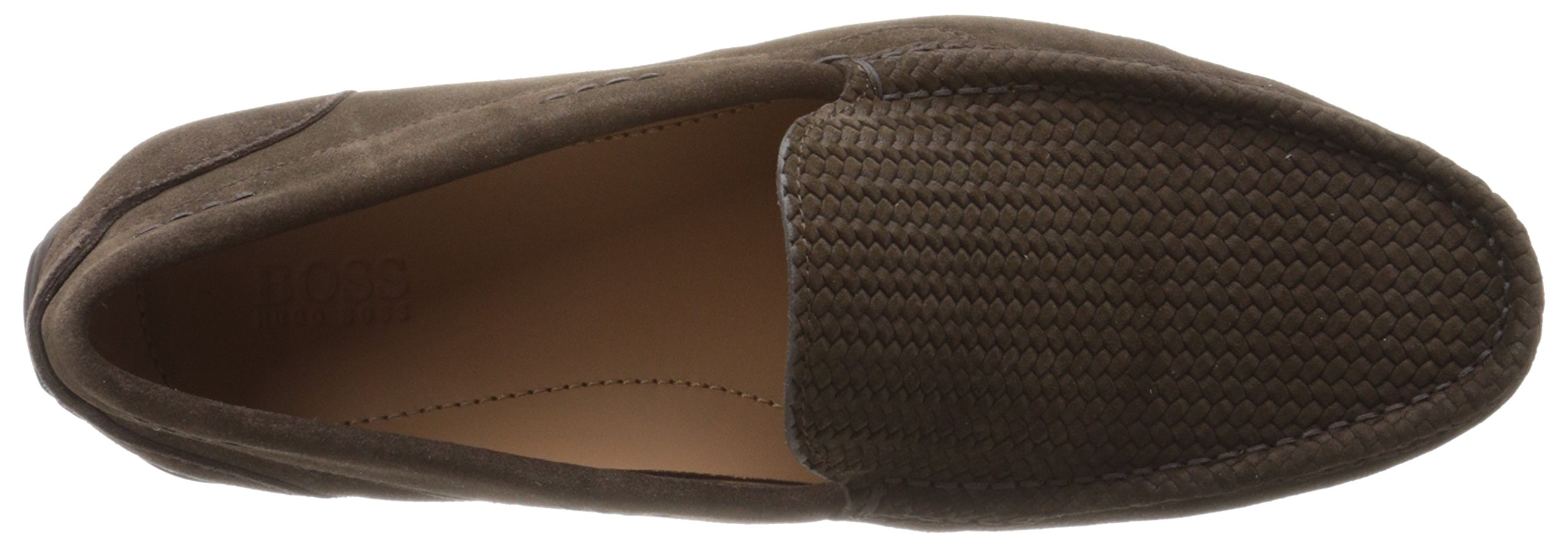 BOSS Black Men's Flamec Slip-On Loafers - Comfortable Casual Shoes for Business, Office & Everyday Wear