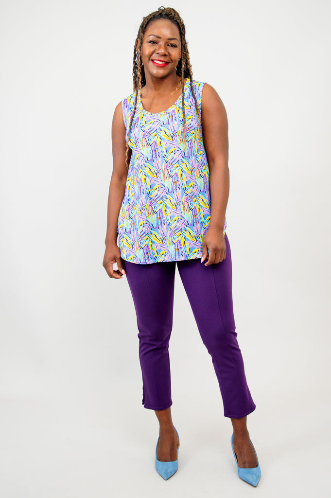 Stylish Jazz Tank Top for Women - Soft Bamboo Fabric - Laval Collection - Perfect for Yoga, Summer Outfits & Casual Wear - Final Sale