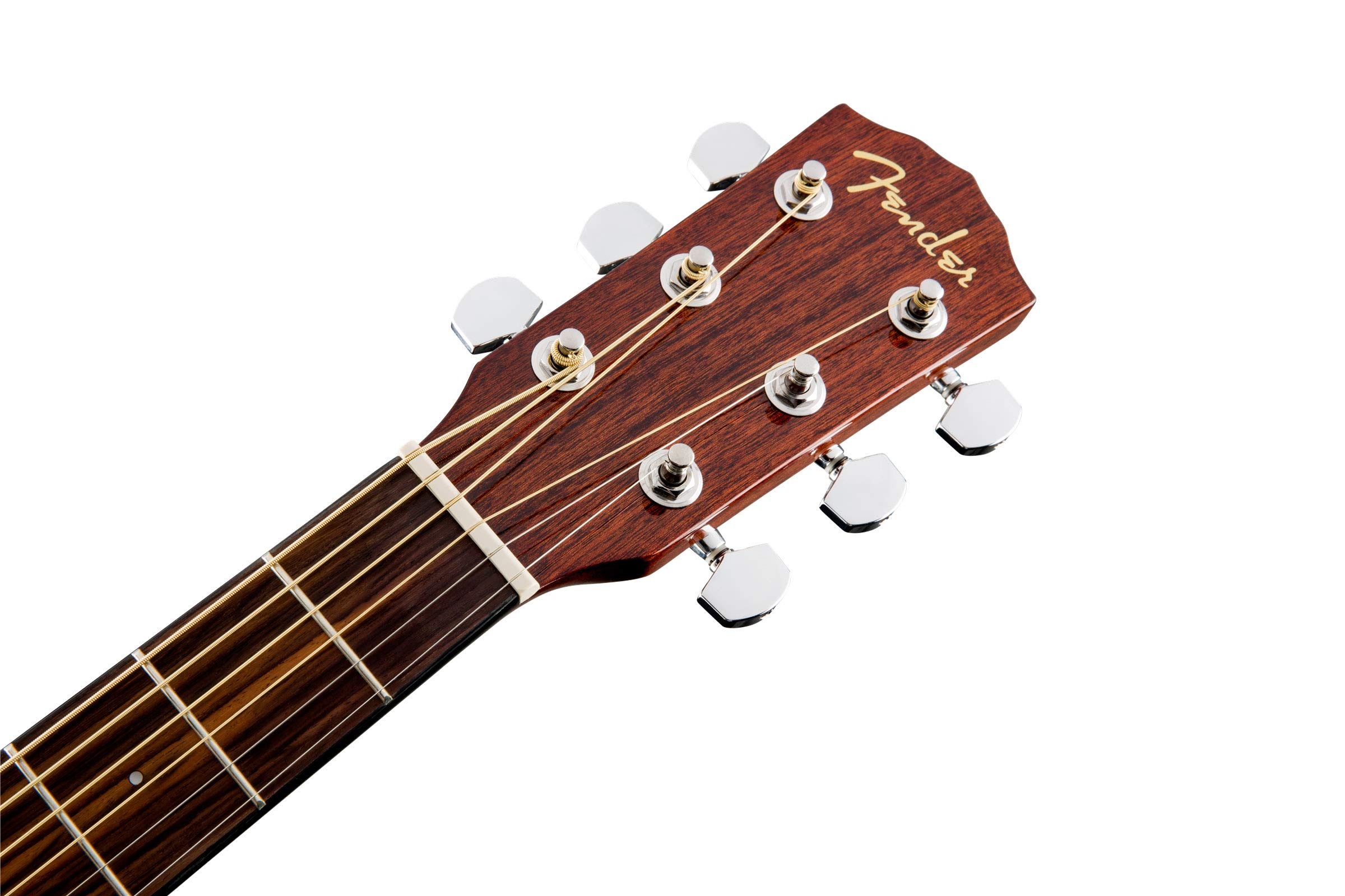 Fender CD-60SCE All Mahogany Solid Top Acoustic-Electric Guitar Bundle with Hard Case, Tuner, Strap & Accessories | Perfect for Beginners, Live Performances & Home Recording