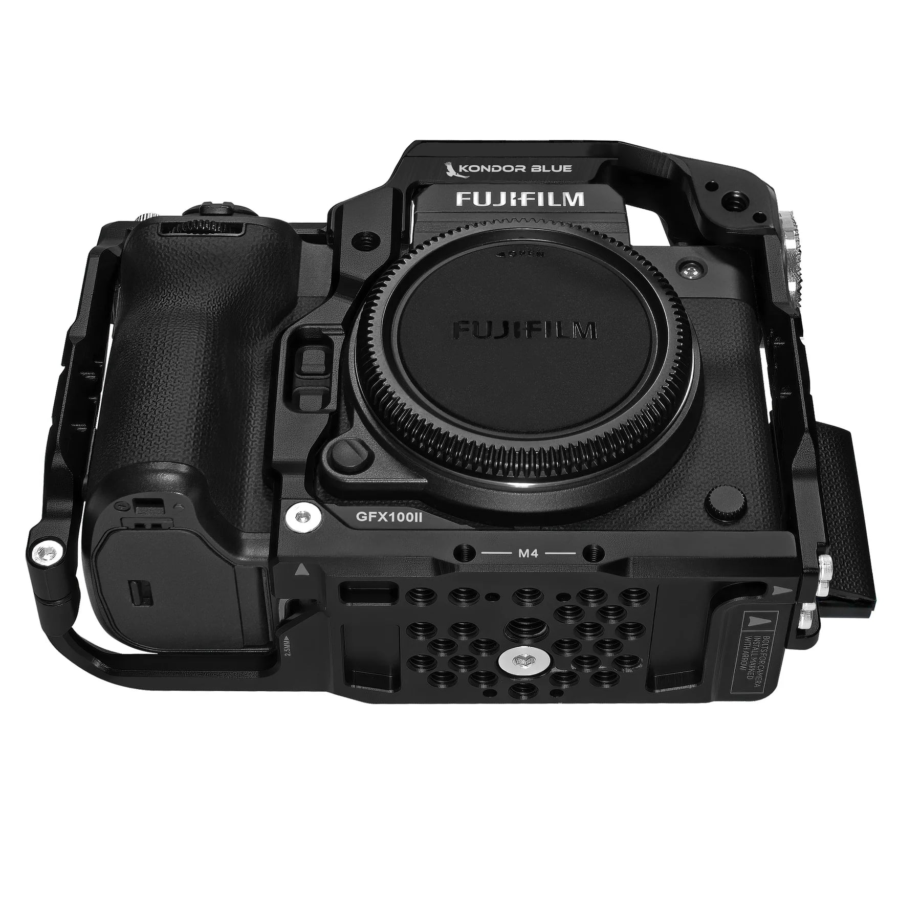 Kondor Blue Fujifilm GFX100 II Camera Cage - Durable Aluminum Alloy Protection for Professional Photography & Videography | Perfect for Studio, Travel & Outdoor Shoots