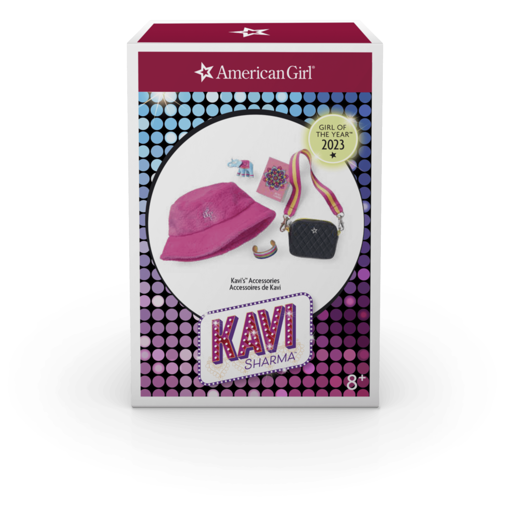 Kavi's™ 18 Inch Doll Accessories Set - Perfect for American Girl Dolls & Girl of the Year™ 2023 | Dress Up, Tea Parties & Playtime Fun