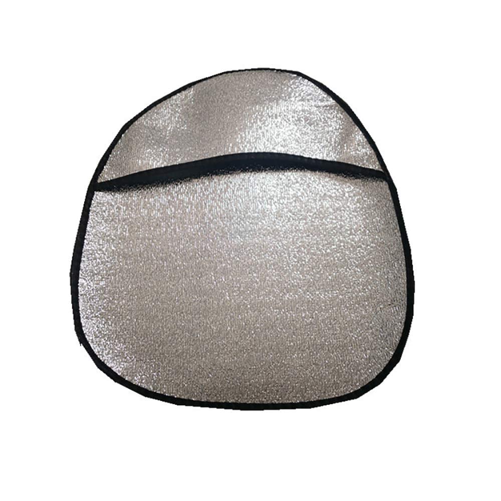 Universal Car Steering Wheel Sun Shade Cover - Heat-Resistant Aluminum Foil Protector for Cars, SUVs, Trucks & Vans (17.32x19.68 Inch/44x50cm) - Pack of 1 - Keep Your Steering Wheel Cool & Comfortable in Hot Weather