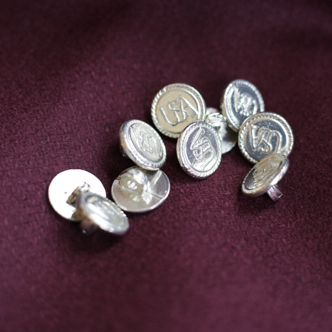 USA Buttons Small Pkg/10 - Premium Quality Sewing Buttons for DIY Crafts, Clothing Repair & Fashion Design - Perfect for Sewing Projects, Scrapbooking & Costume Making