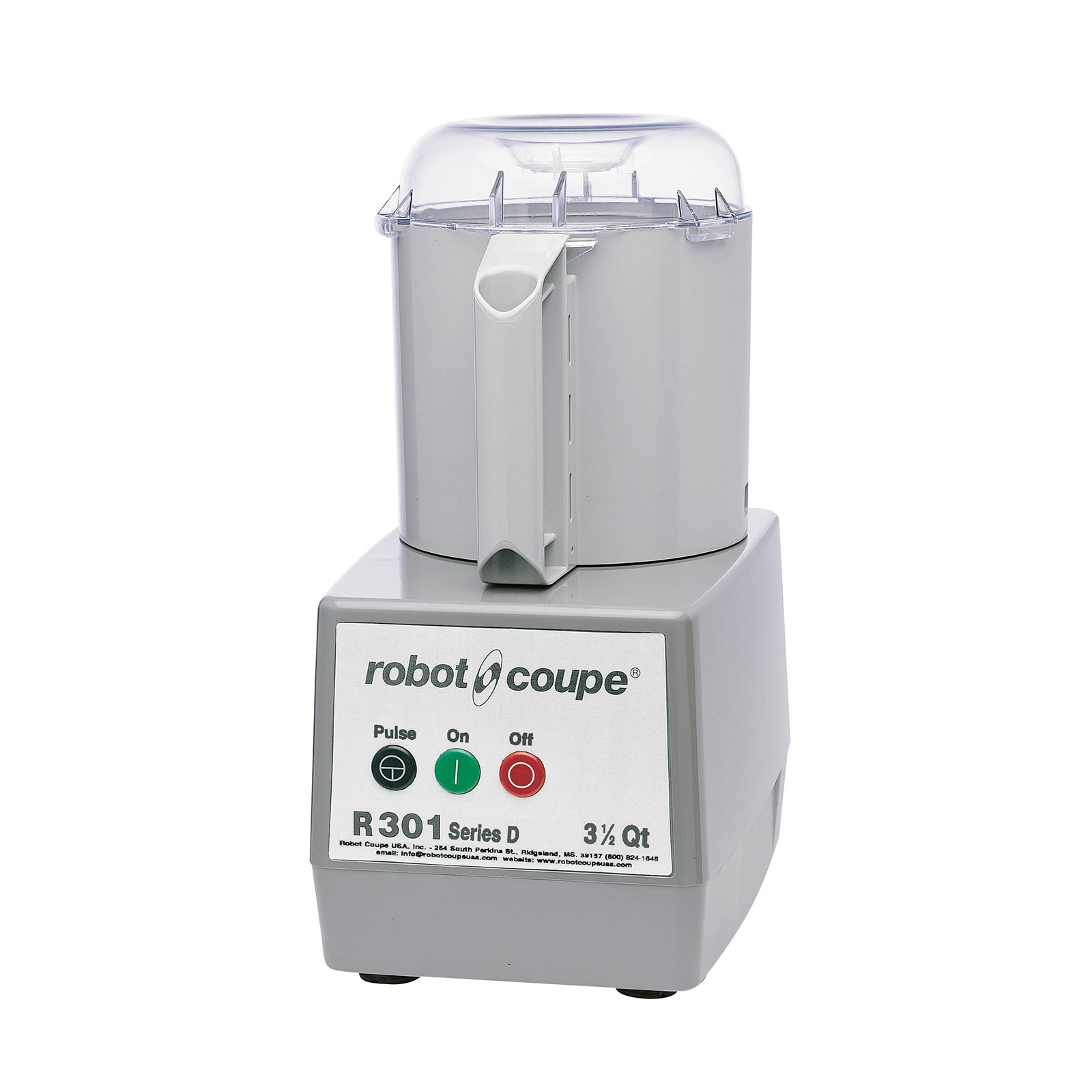 Robot Coupe 3.7L Food Processor with Handle - 1.5 HP Commercial-Grade Motor for Professional Kitchens & Restaurants | Perfect for Chopping, Slicing & Dicing Vegetables, Nuts & More