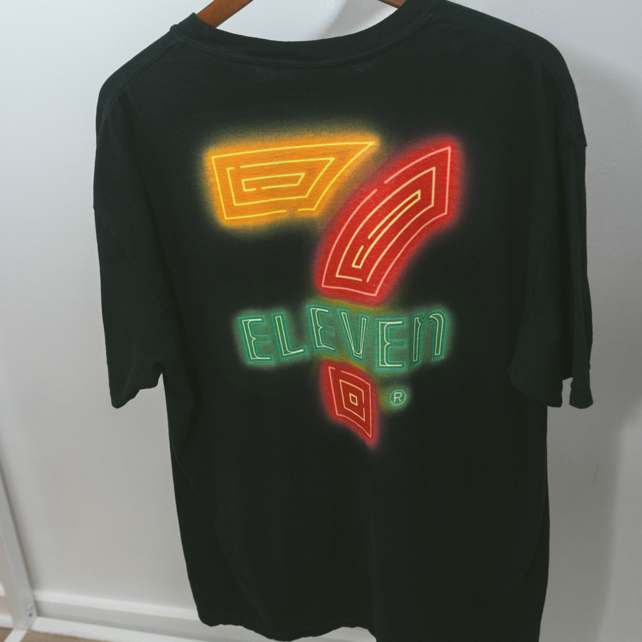 Neon Always Open T-Shirt - Trendy Graphic Tee for Men & Women - Perfect for Casual Wear, Street Style & Night Outfits