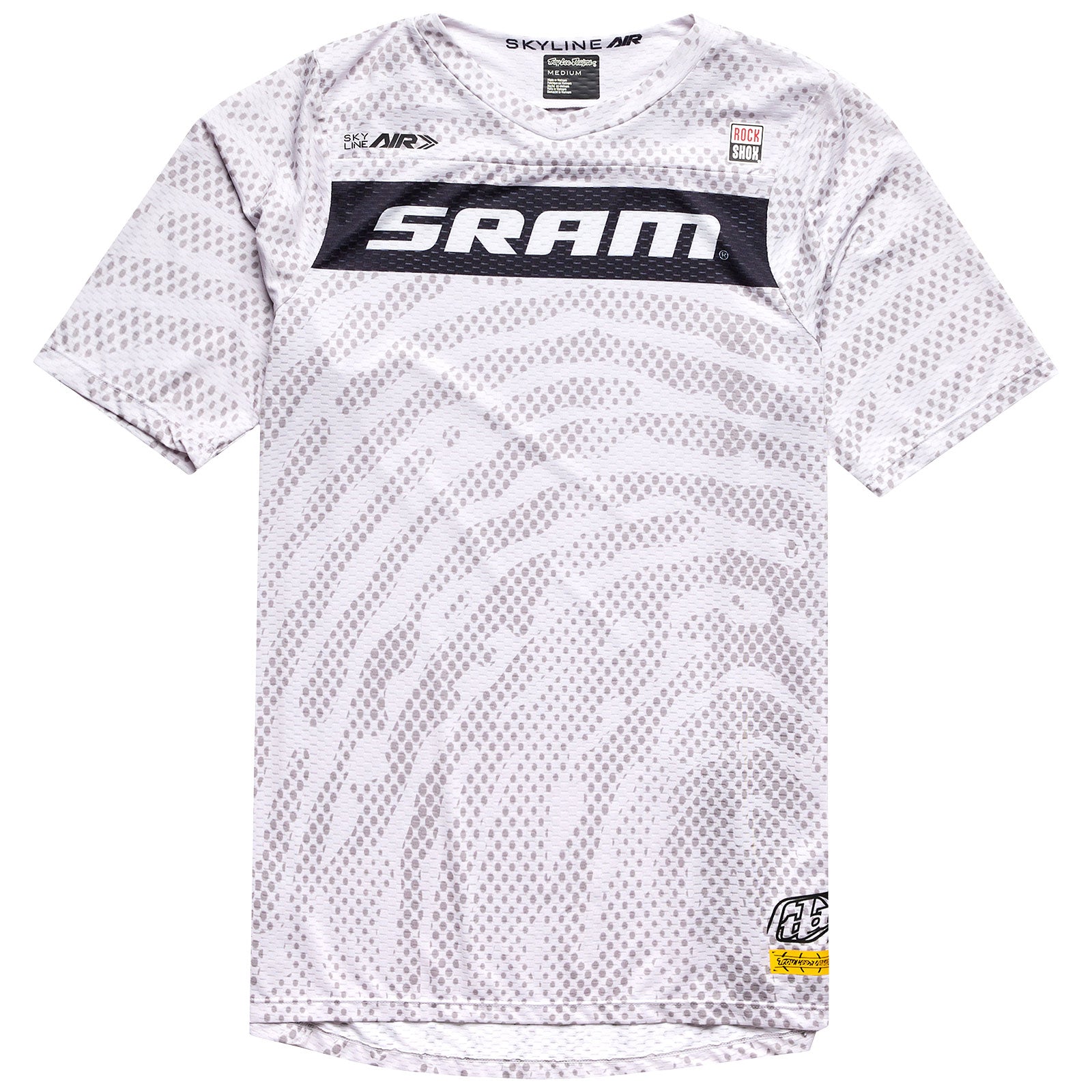 Skyline Air SS Jersey SRAM Roots Cement - Men's Cycling Jersey for Road & Mountain Biking - Comfortable & Breathable Bike Shirt for Outdoor Sports & Training