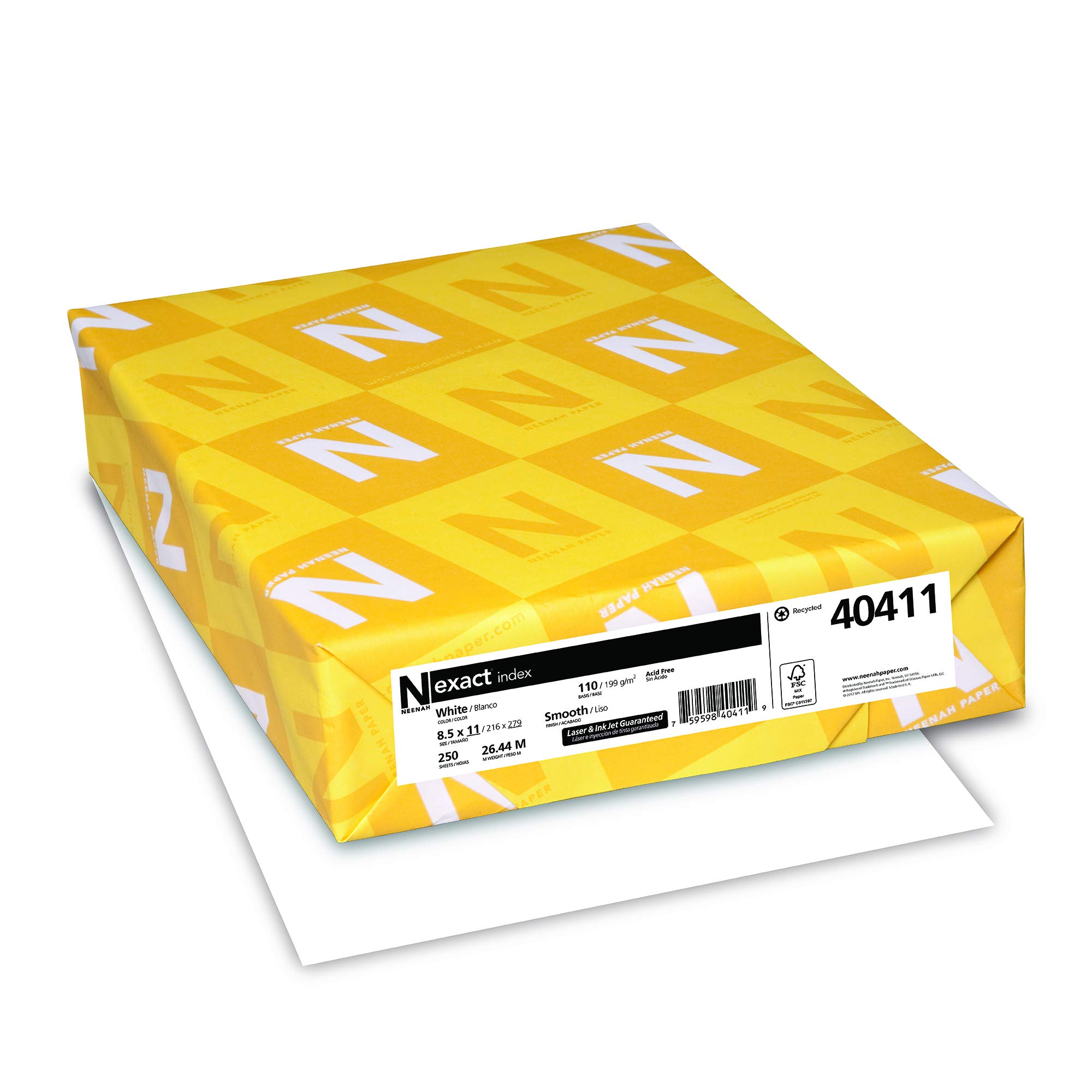 Neenah Exact Index Cardstock, 8.5