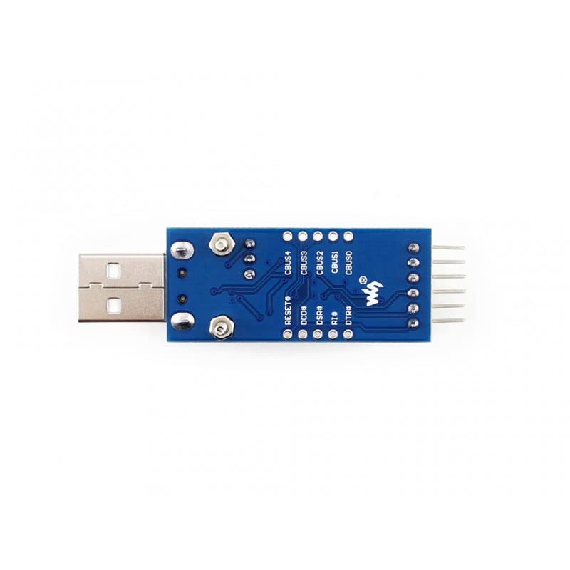 Waveshare FT232 USB to UART Converter Board (Type A) - Serial Communication Interface for Arduino, Raspberry Pi, and Embedded Systems